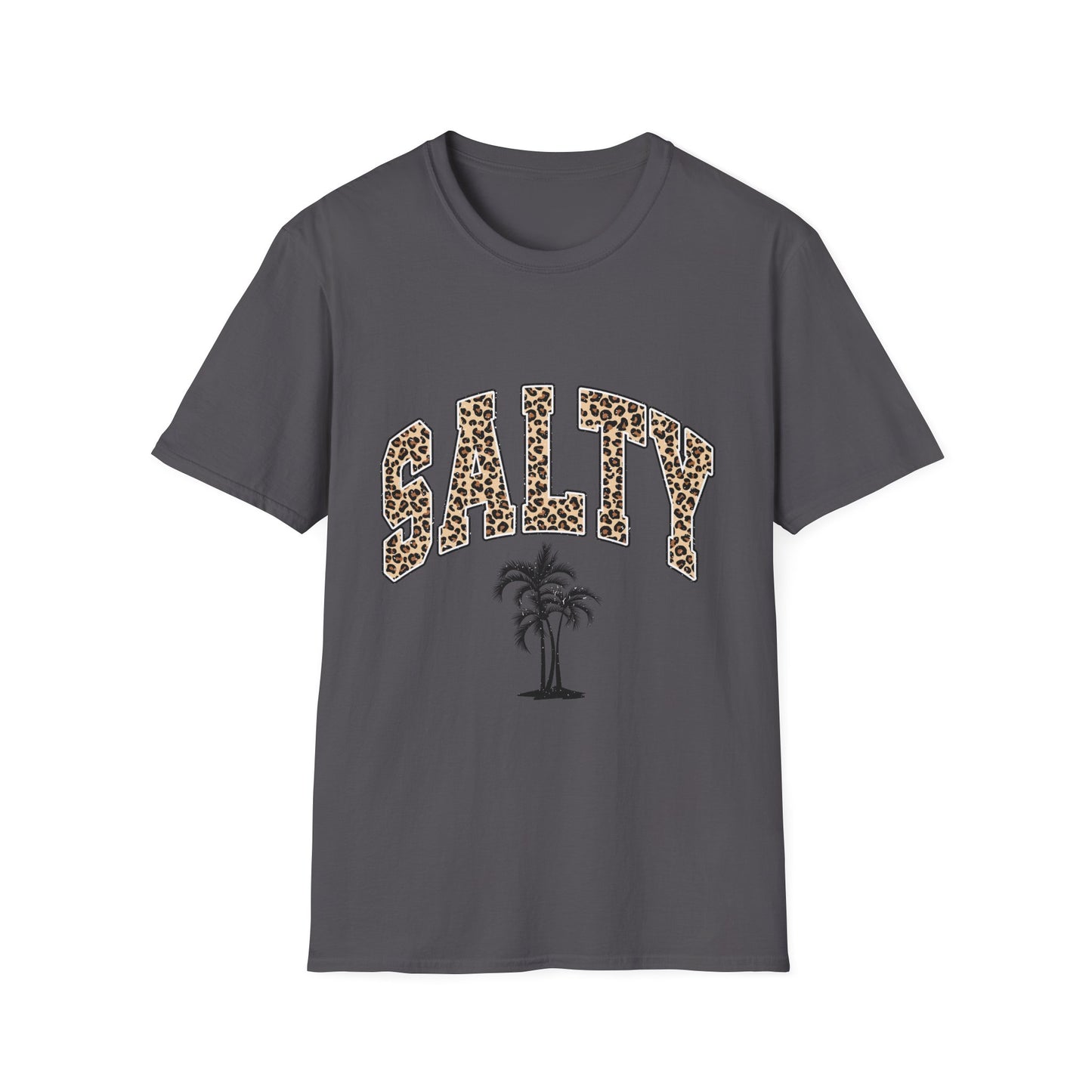 Salty and Sunkissed Leopard Tee — Summer Beach T-Shirt