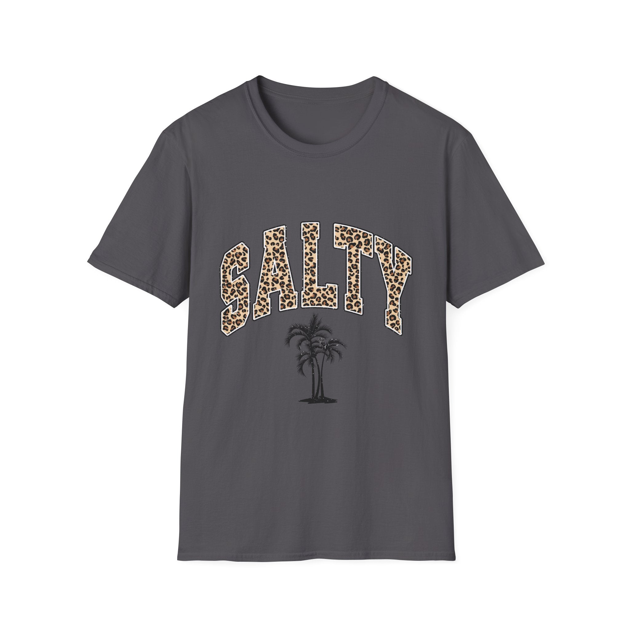 Salty and Sunkissed Leopard Tee — Summer Beach T-Shirt