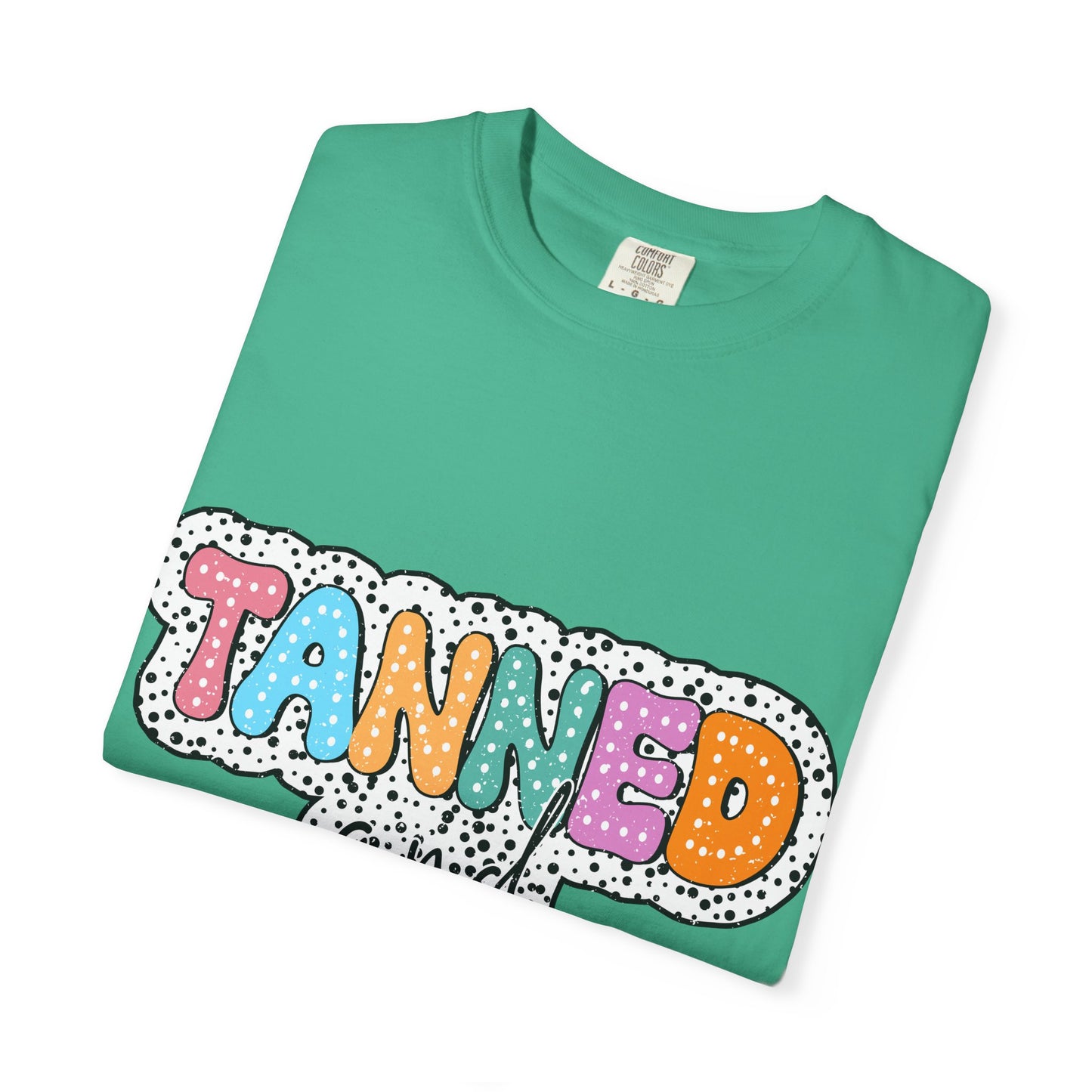 Tanned & Tipsy Mom T-Shirt — Summer Funny Tee