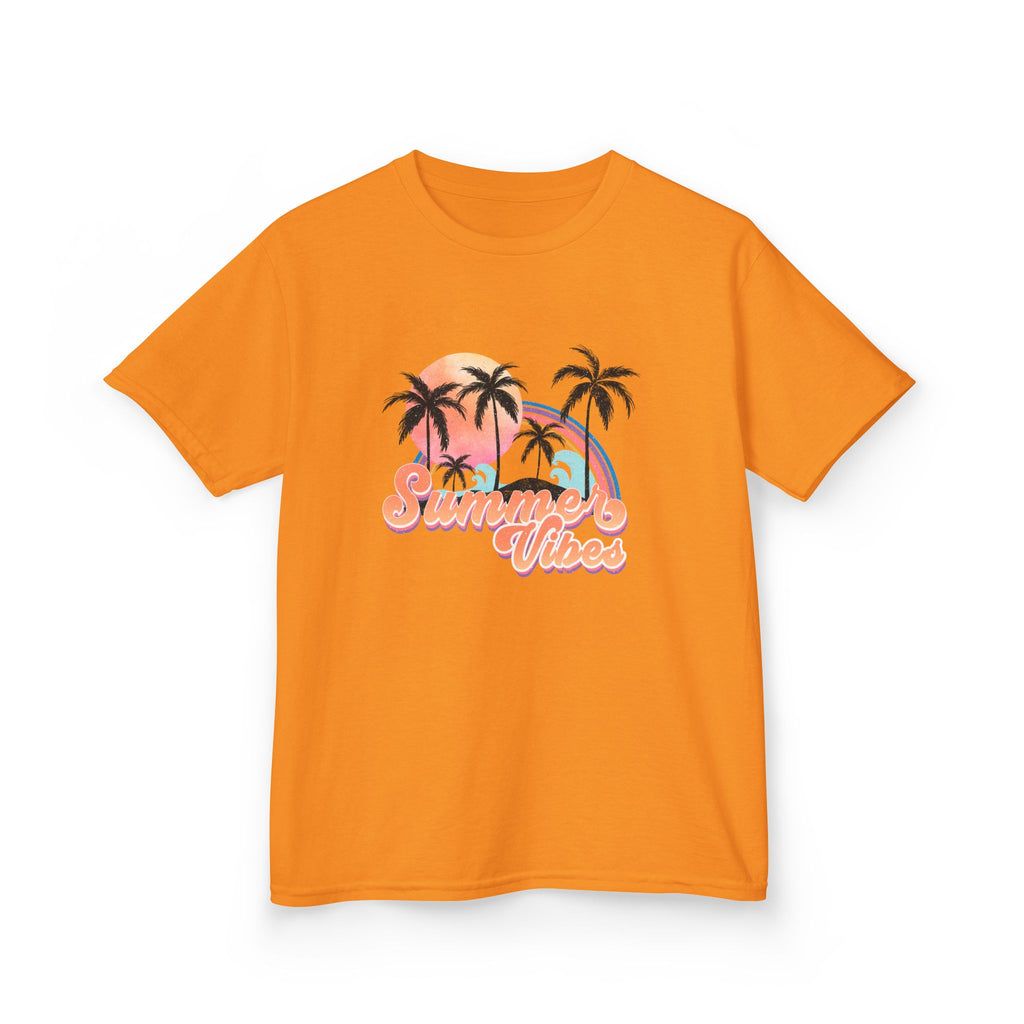 Kids Tee — 'Summer Vibes' Palm Tree Graphic Tee