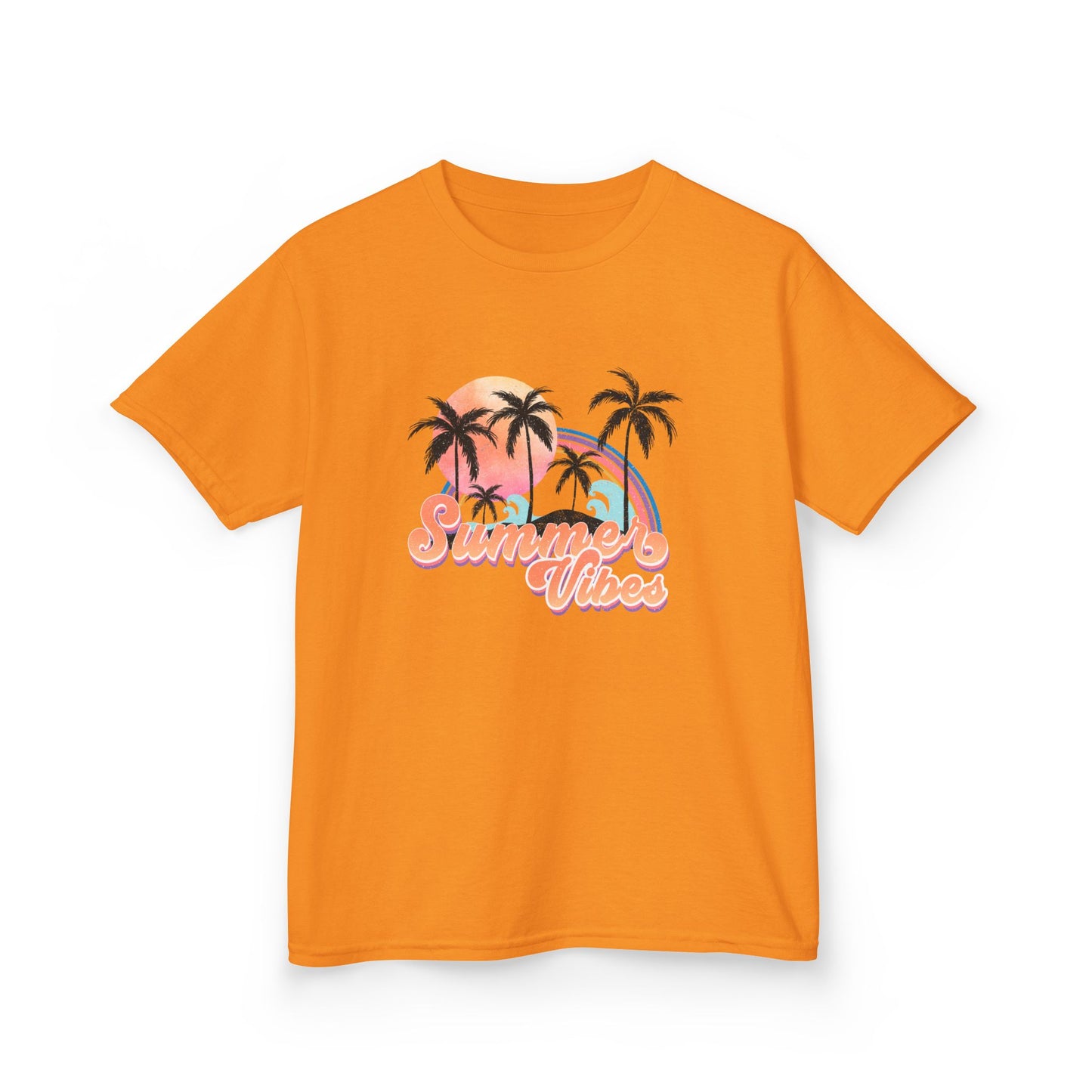 Kids Tee — 'Summer Vibes' Palm Tree Graphic Tee