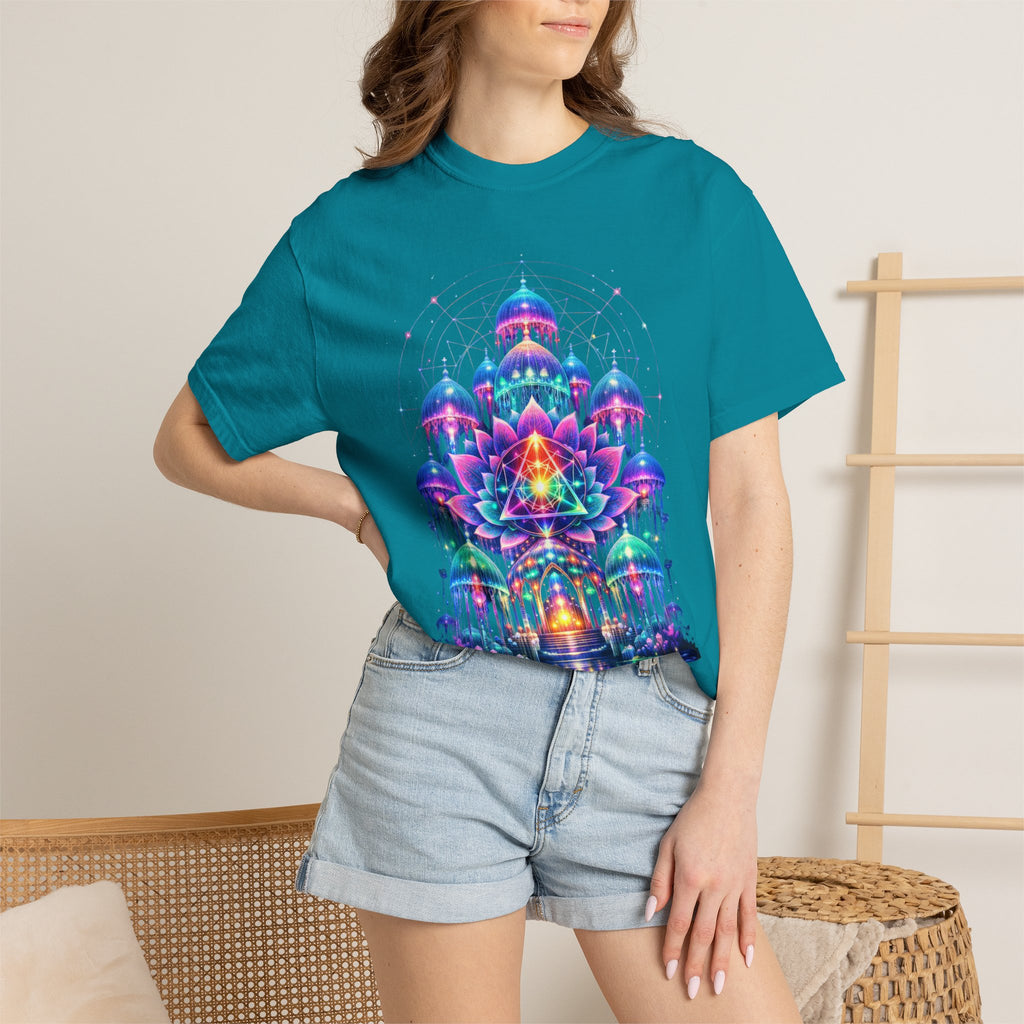 Psychedelic Palace T-Shirt — Vibrant Mandala Art Tee