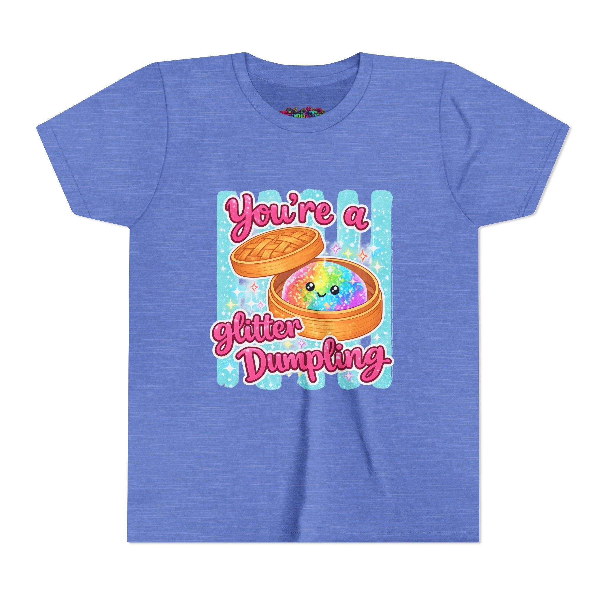 Youth Tee — "You're a Glitter Dumpling" Cute Kawaii Dumpling Graphic Shirt