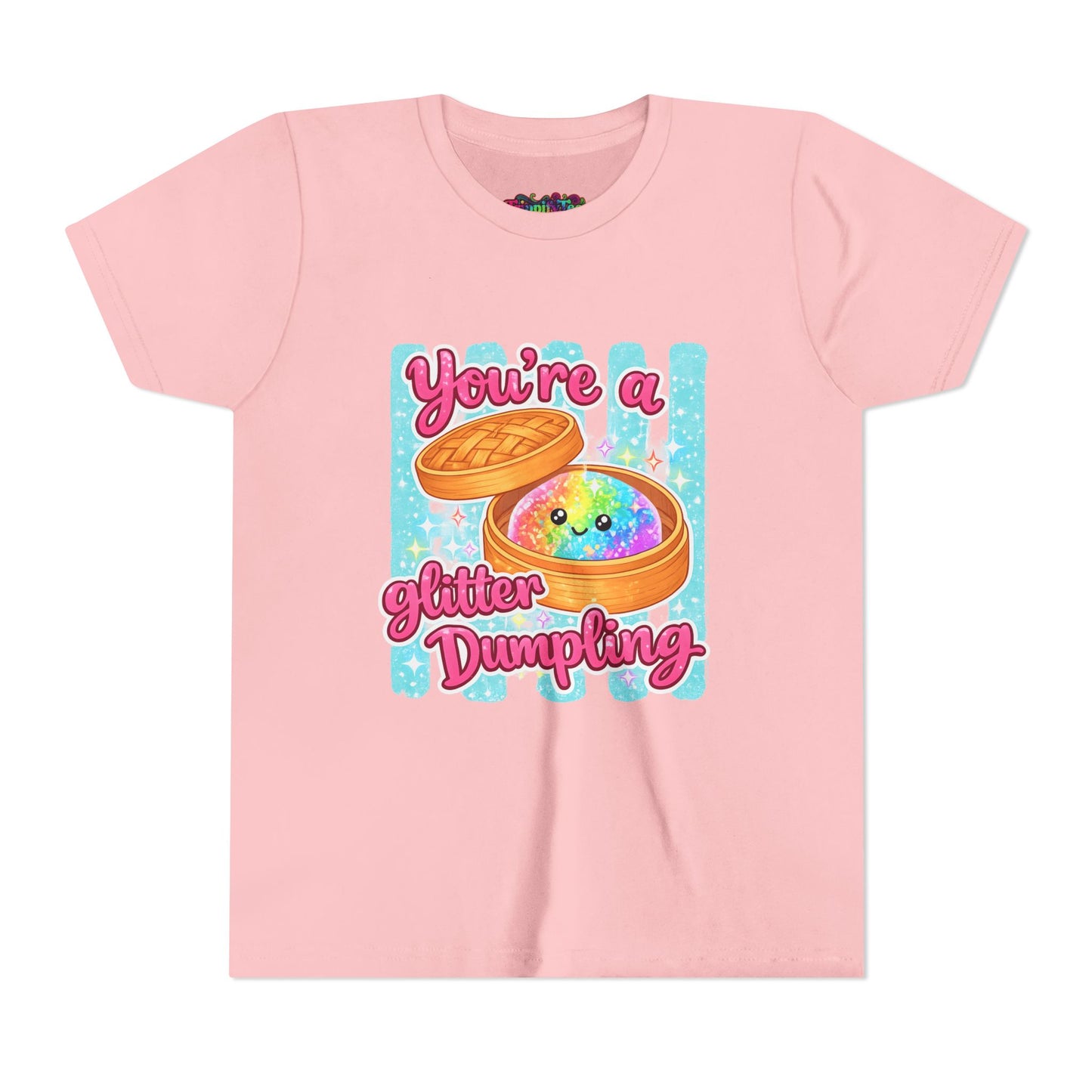 Youth Tee — "You're a Glitter Dumpling" Cute Kawaii Dumpling Graphic Shirt