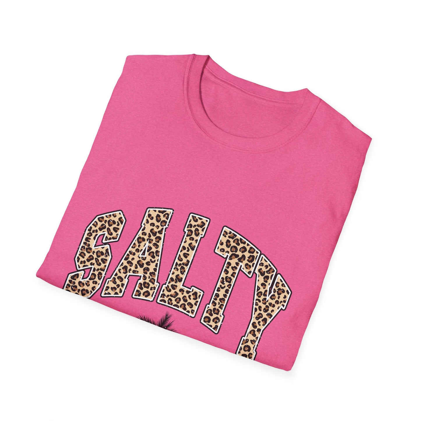 Salty and Sunkissed Leopard Tee — Summer Beach T-Shirt