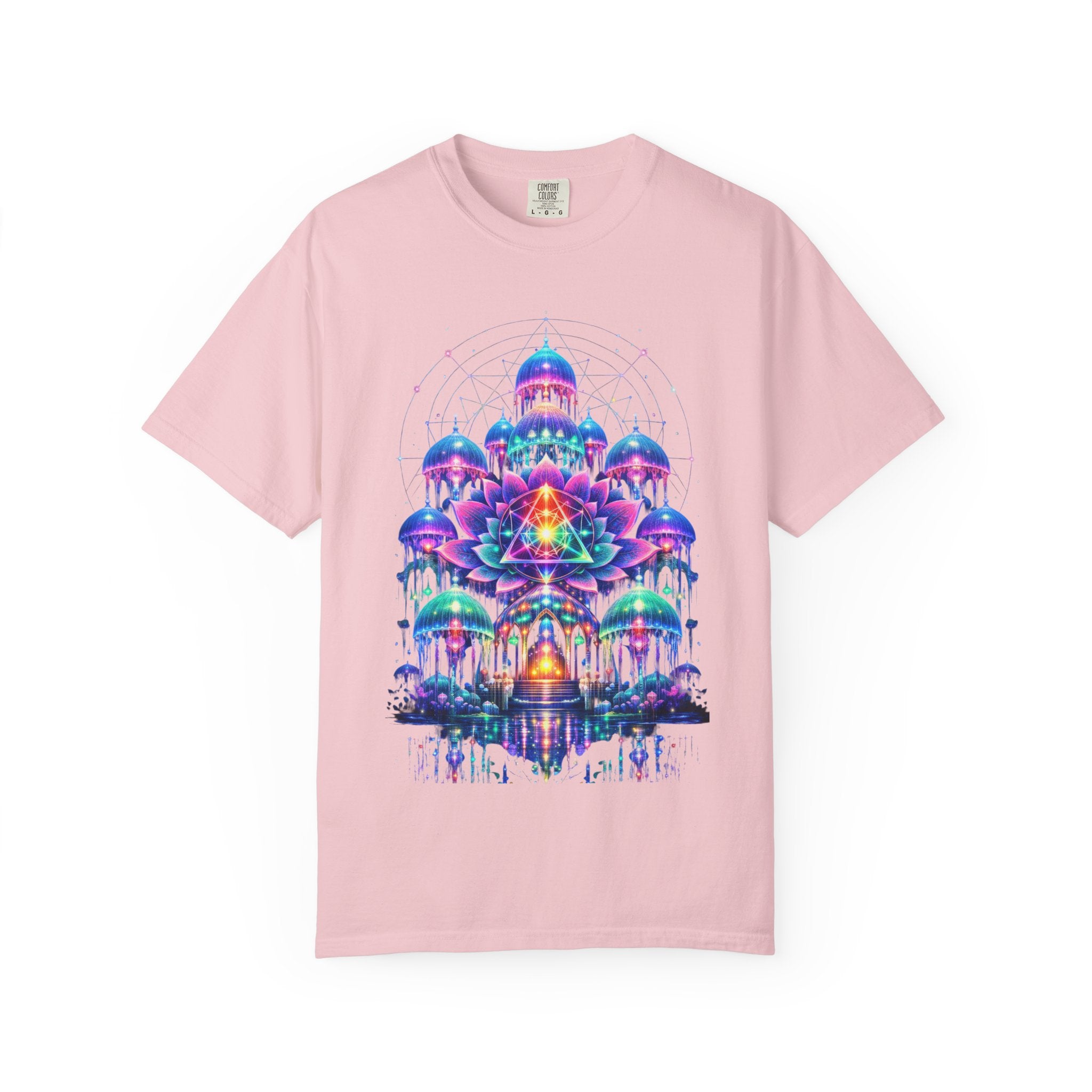 Psychedelic Palace T-Shirt — Vibrant Mandala Art Tee