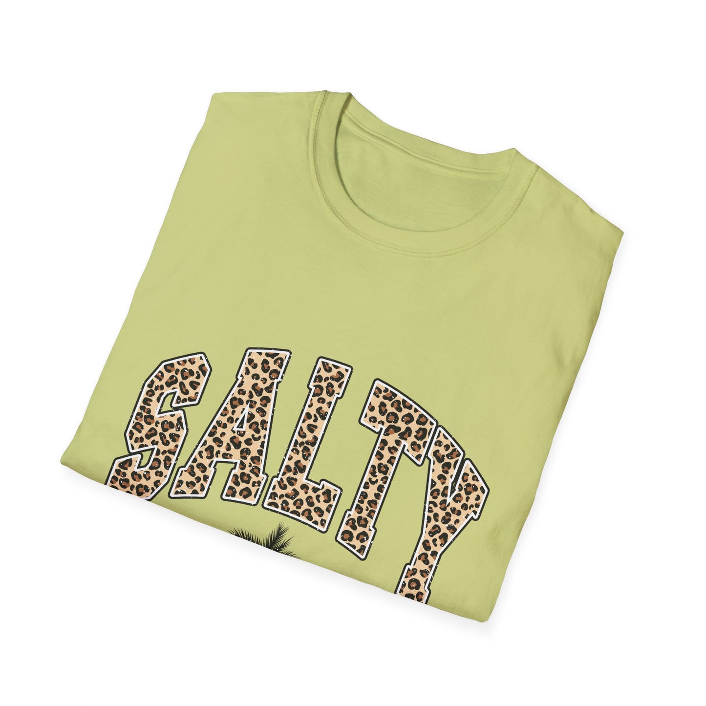 Salty and Sunkissed Leopard Tee — Summer Beach T-Shirt