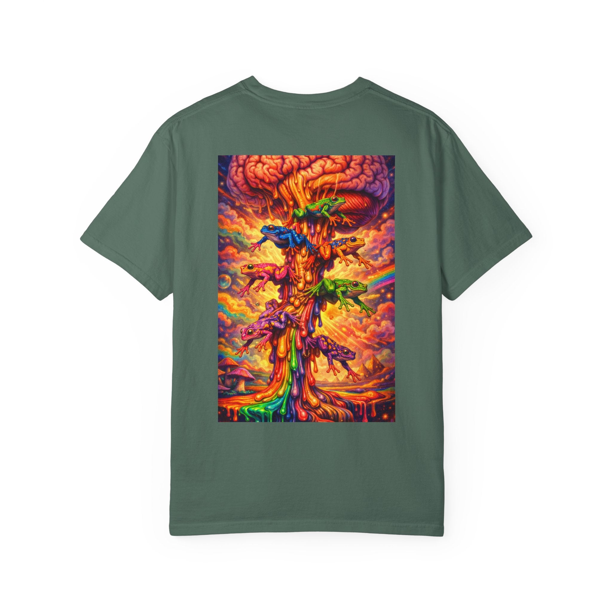 Psychedelic Frogs Brainstem T-Shirt