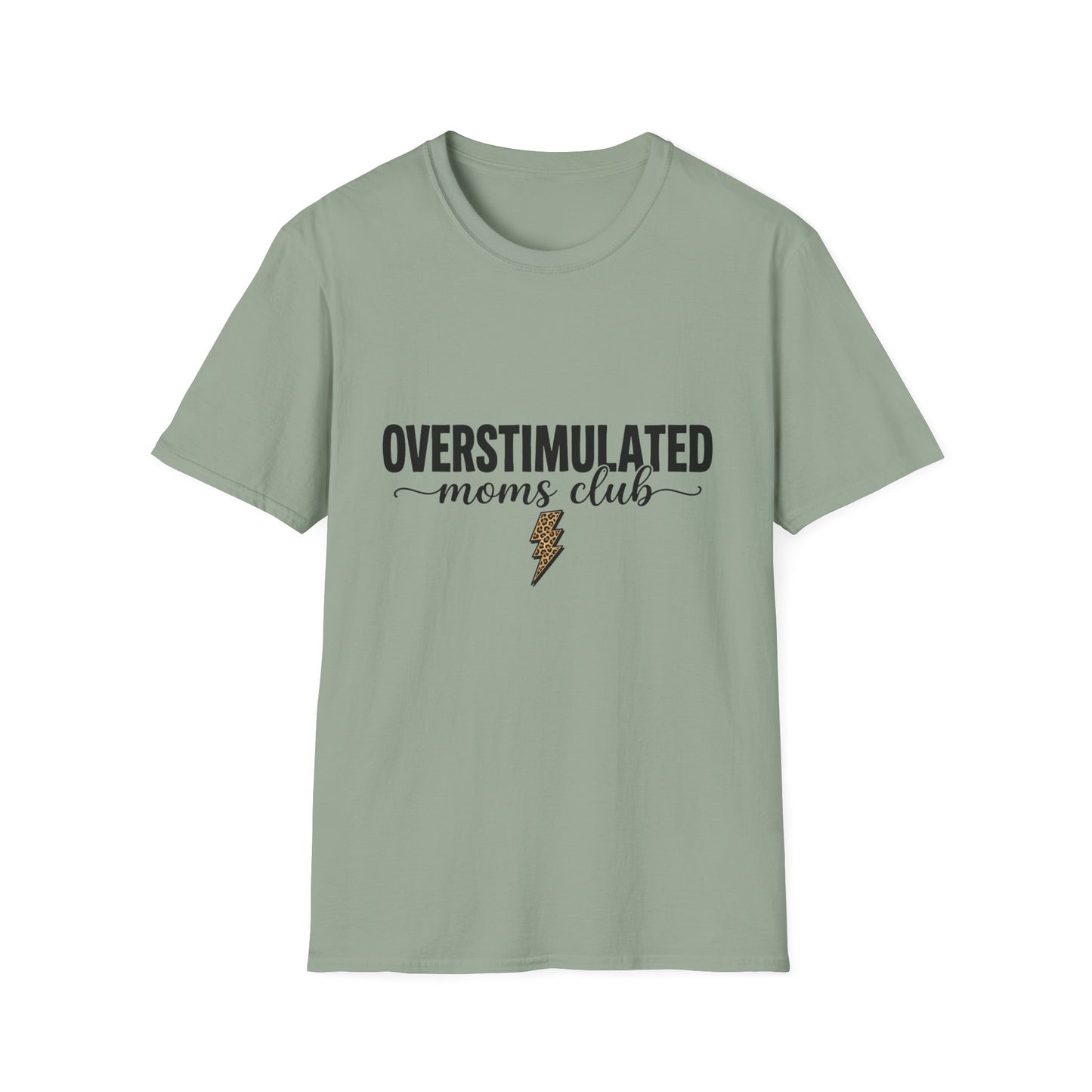 Overstimulated Moms Club T-Shirt — Funny Relatable Mom Tee