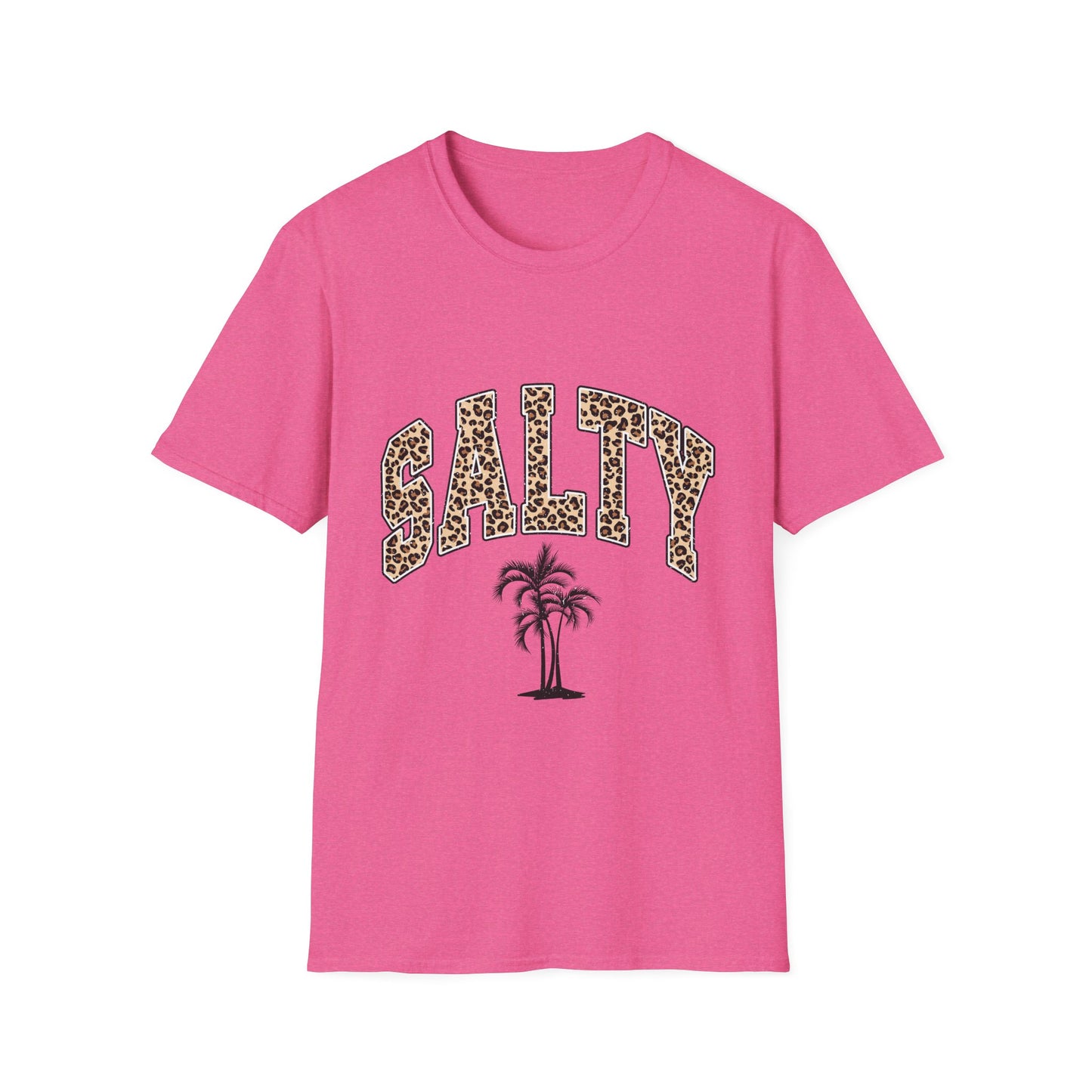 Salty and Sunkissed Leopard Tee — Summer Beach T-Shirt