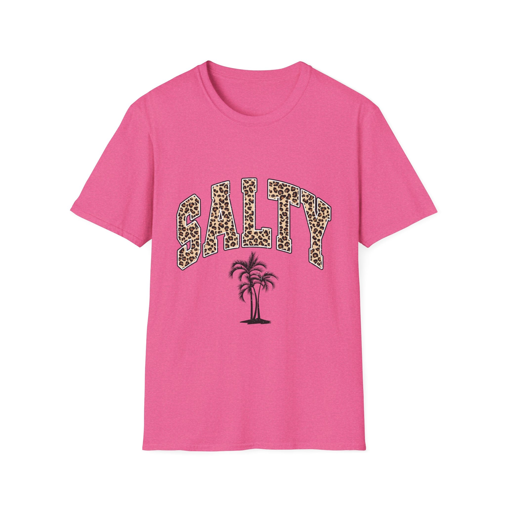 Salty and Sunkissed Leopard Tee — Summer Beach T-Shirt