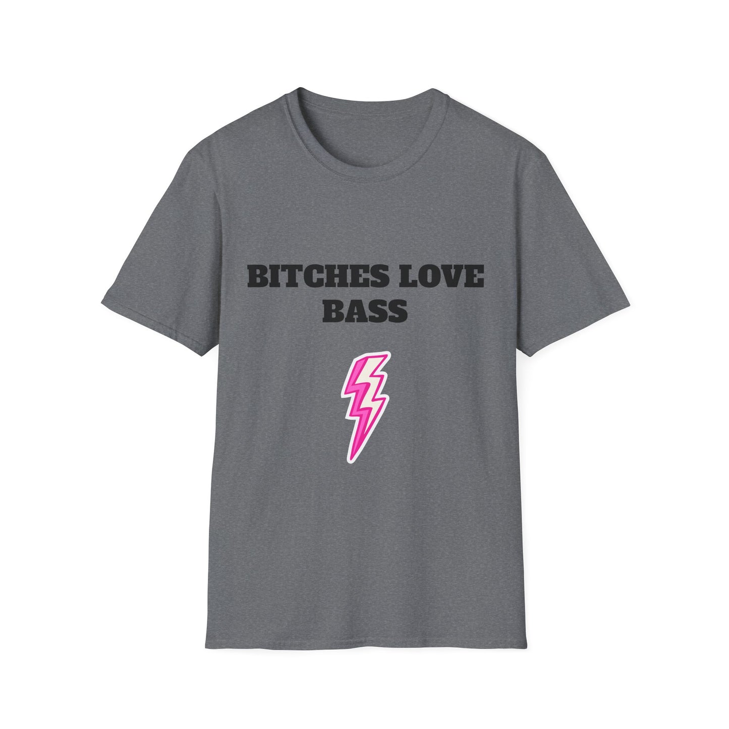 Bitches Love Bass T-Shirt — Women's DJ & Bass Music Graphic Tee