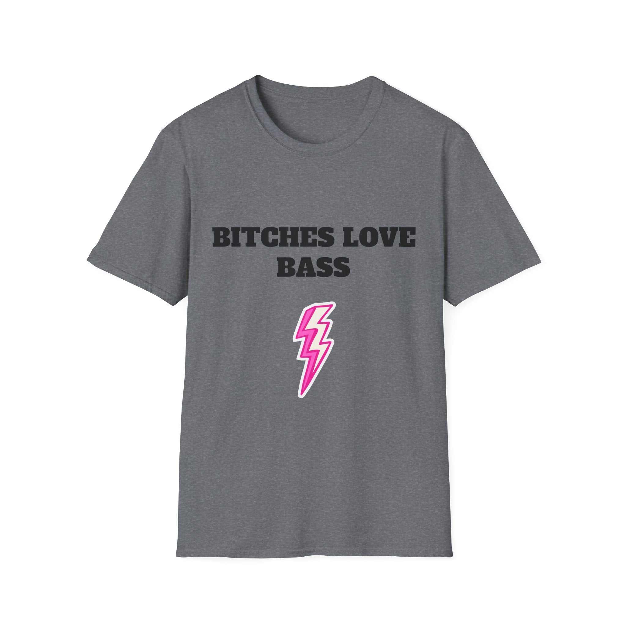 Bitches Love Bass T-Shirt — Women's DJ & Bass Music Graphic Tee