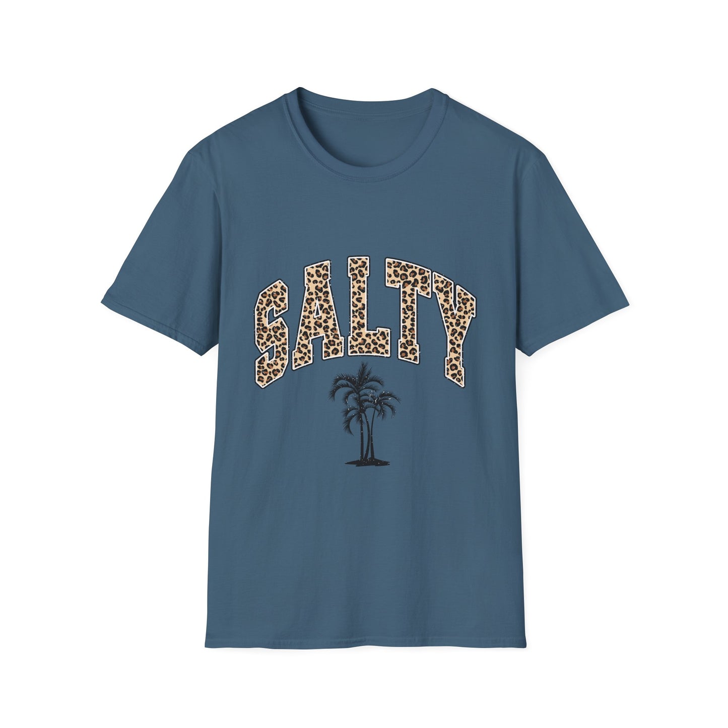 Salty and Sunkissed Leopard Tee — Summer Beach T-Shirt