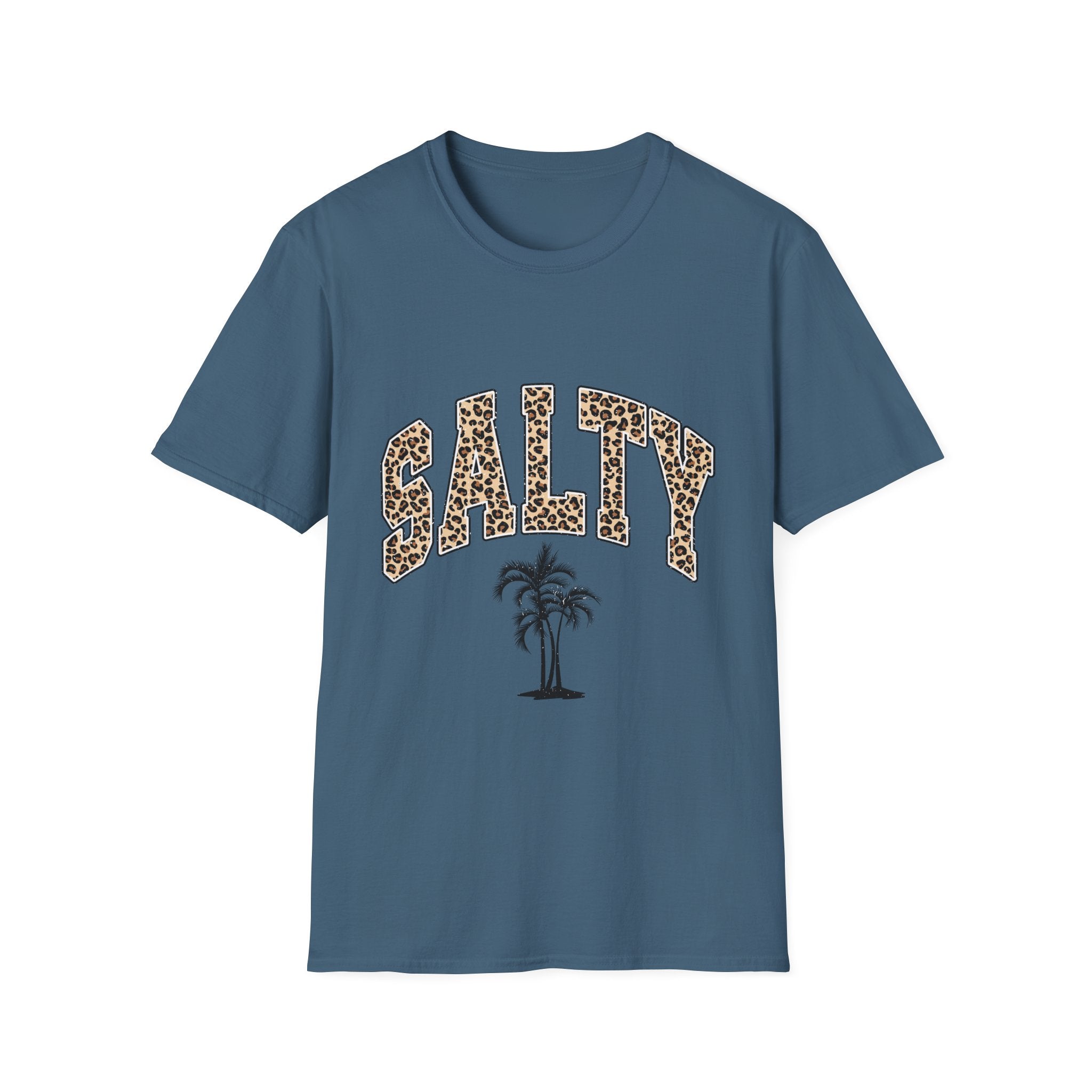 Salty and Sunkissed Leopard Tee — Summer Beach T-Shirt