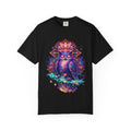 Mystic Owl Graphic T-Shirt — Colorful Boho Owl Art Tee