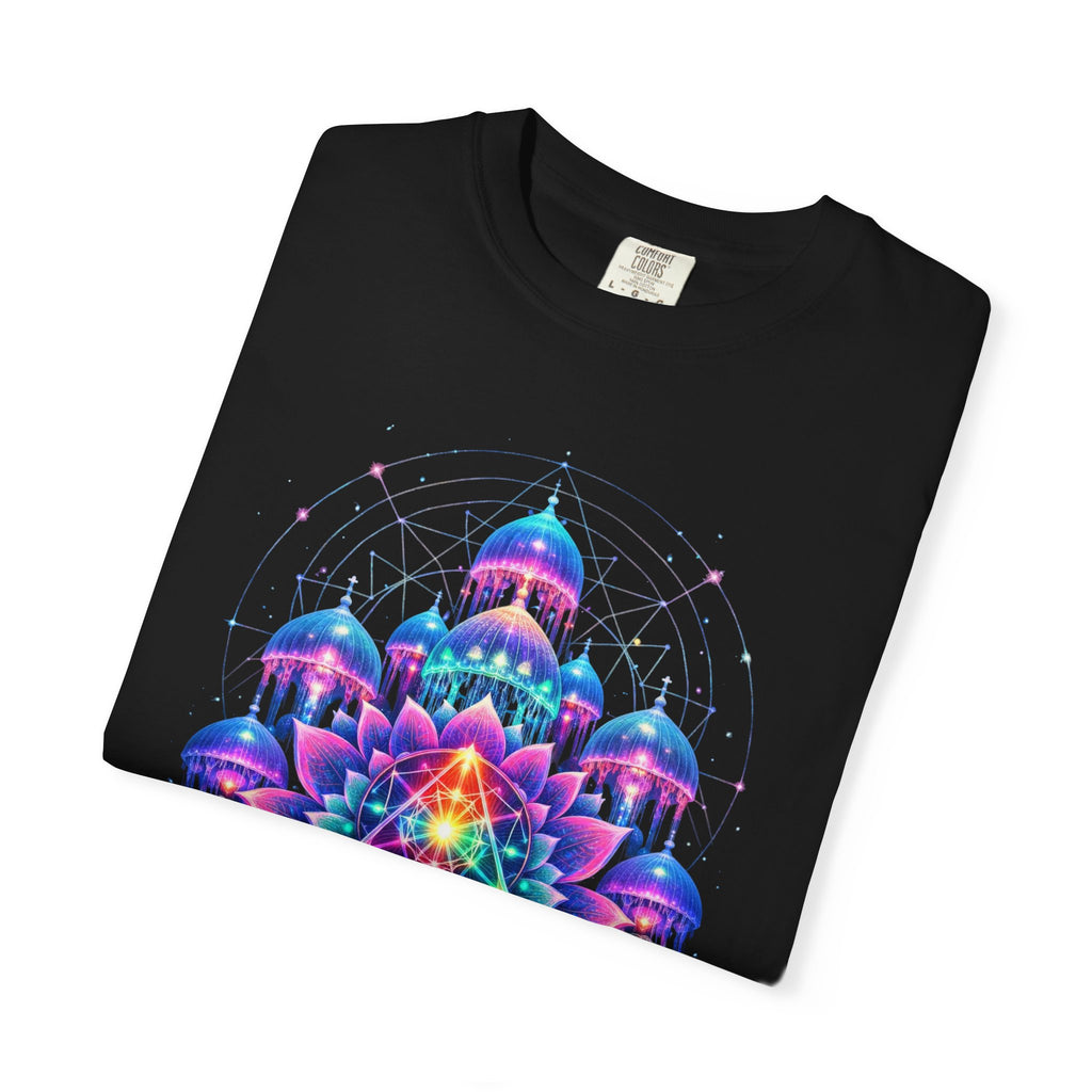 Psychedelic Palace T-Shirt — Vibrant Mandala Art Tee
