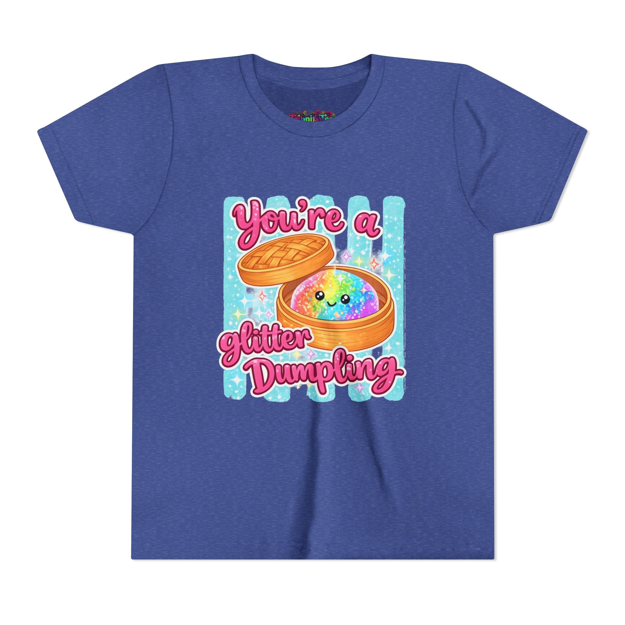 Youth Tee — "You're a Glitter Dumpling" Cute Kawaii Dumpling Graphic Shirt