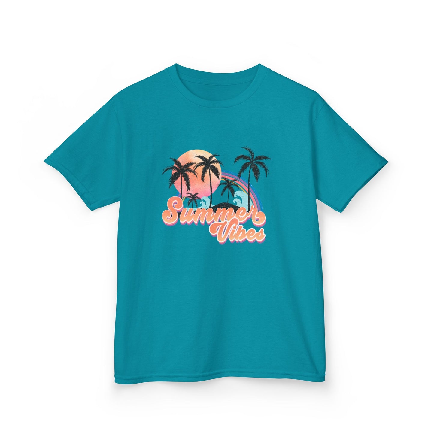 Kids Tee — 'Summer Vibes' Palm Tree Graphic Tee