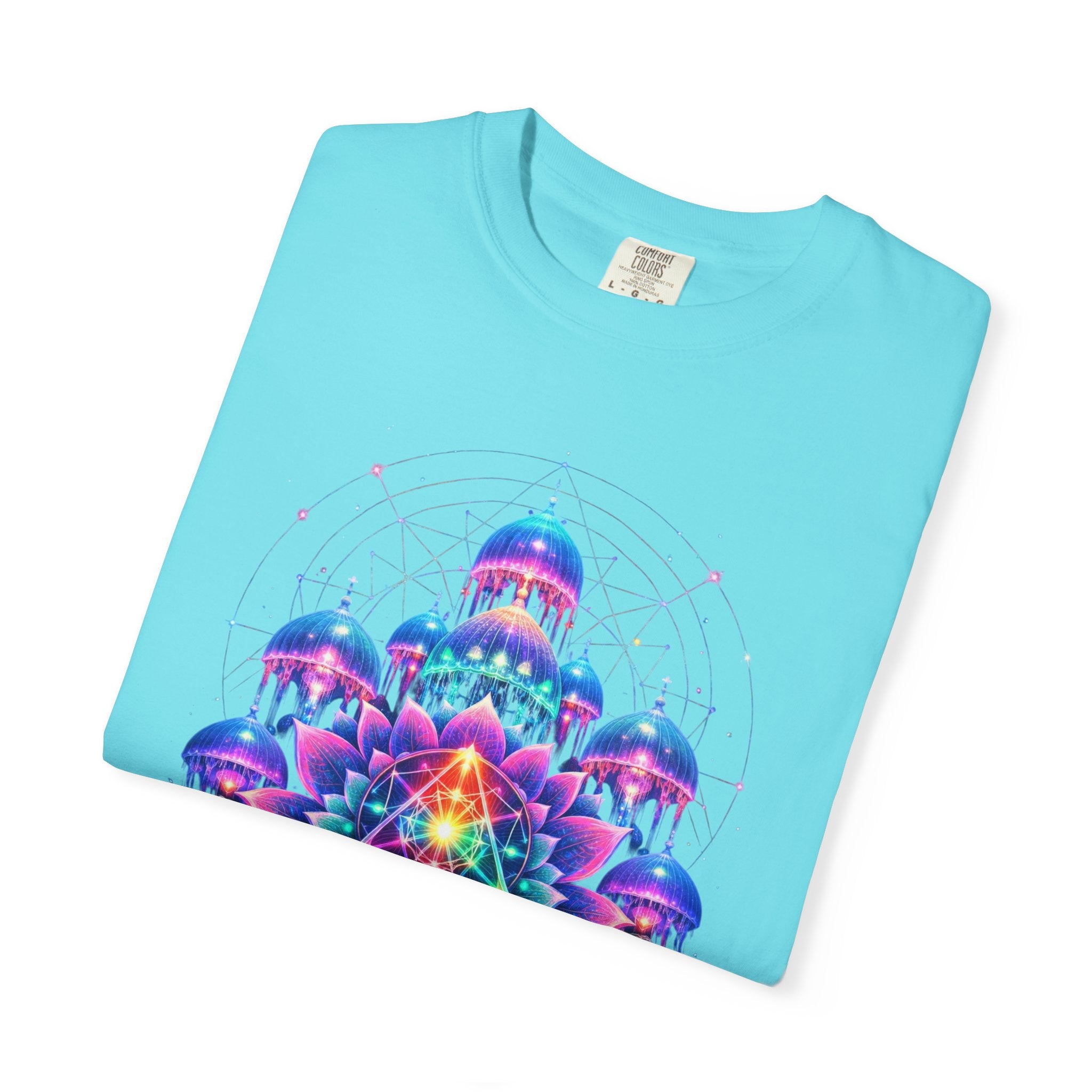 Psychedelic Palace T-Shirt — Vibrant Mandala Art Tee
