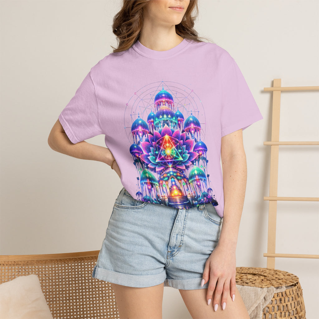Psychedelic Palace T-Shirt — Vibrant Mandala Art Tee