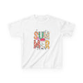Kids Summer Vibes Tee – Colorful Floral "Summer Time" Graphic