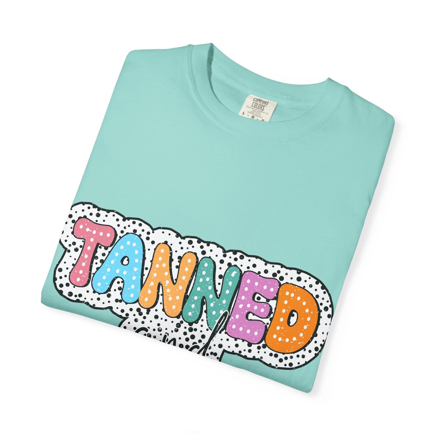 Tanned & Tipsy Mom T-Shirt — Summer Funny Tee