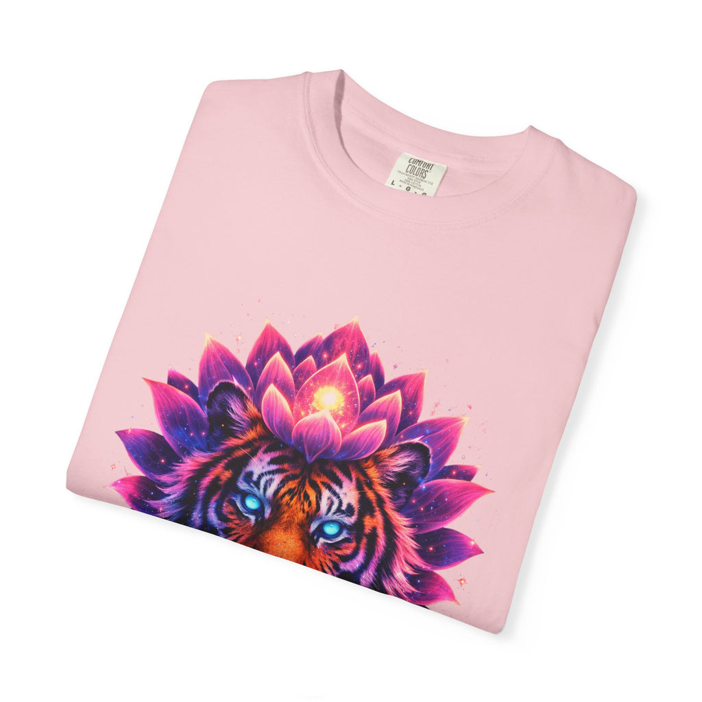 Tiger Lotus T-Shirt — Vibrant Mandala Tiger Graphic Tee