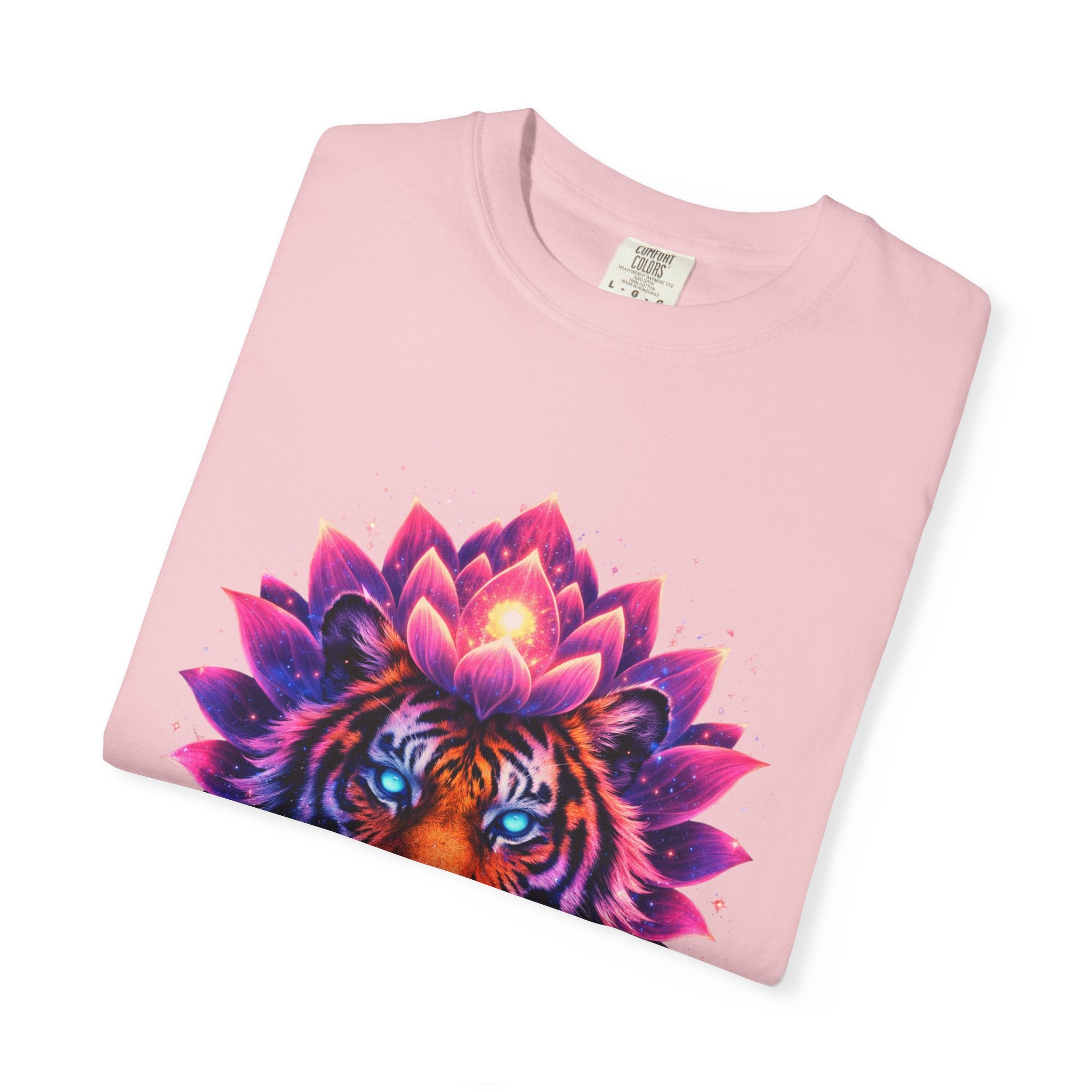 Tiger Lotus T-Shirt — Vibrant Mandala Tiger Graphic Tee
