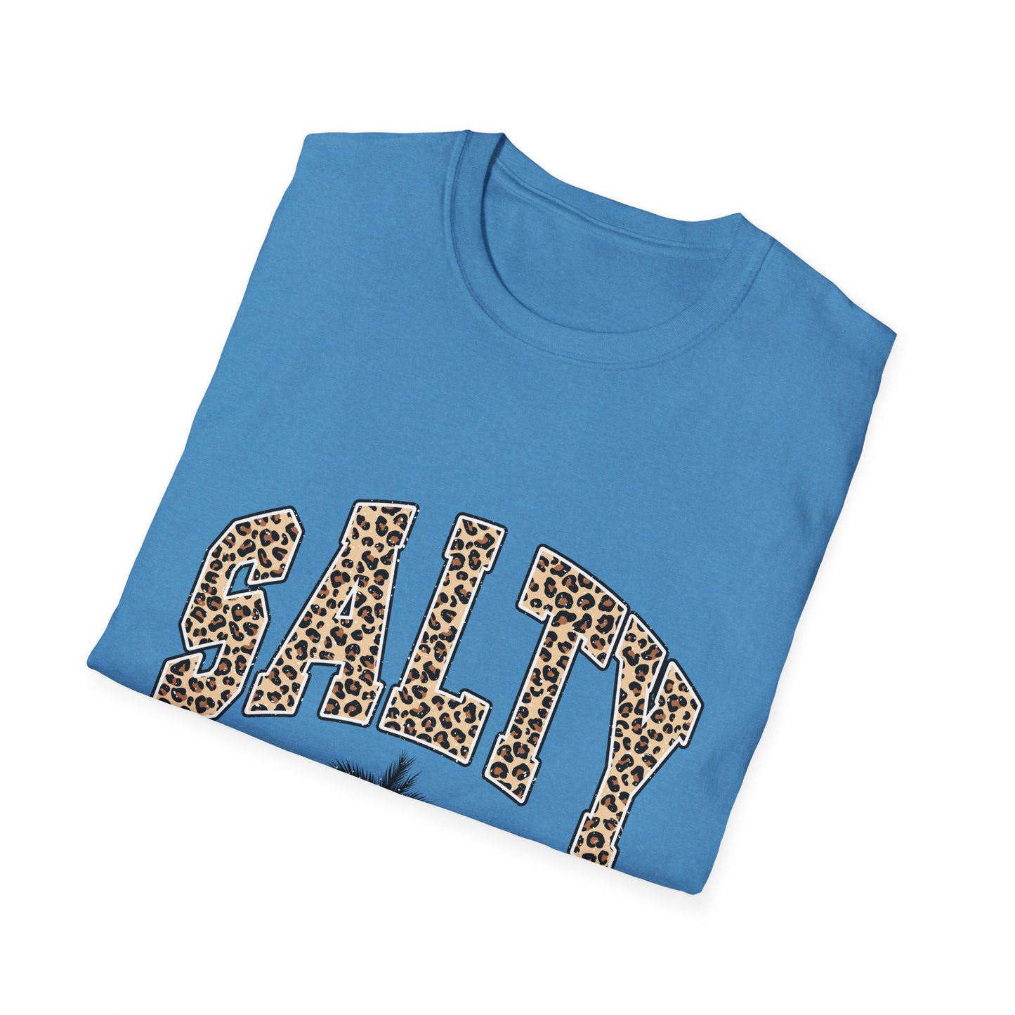 Salty and Sunkissed Leopard Tee — Summer Beach T-Shirt