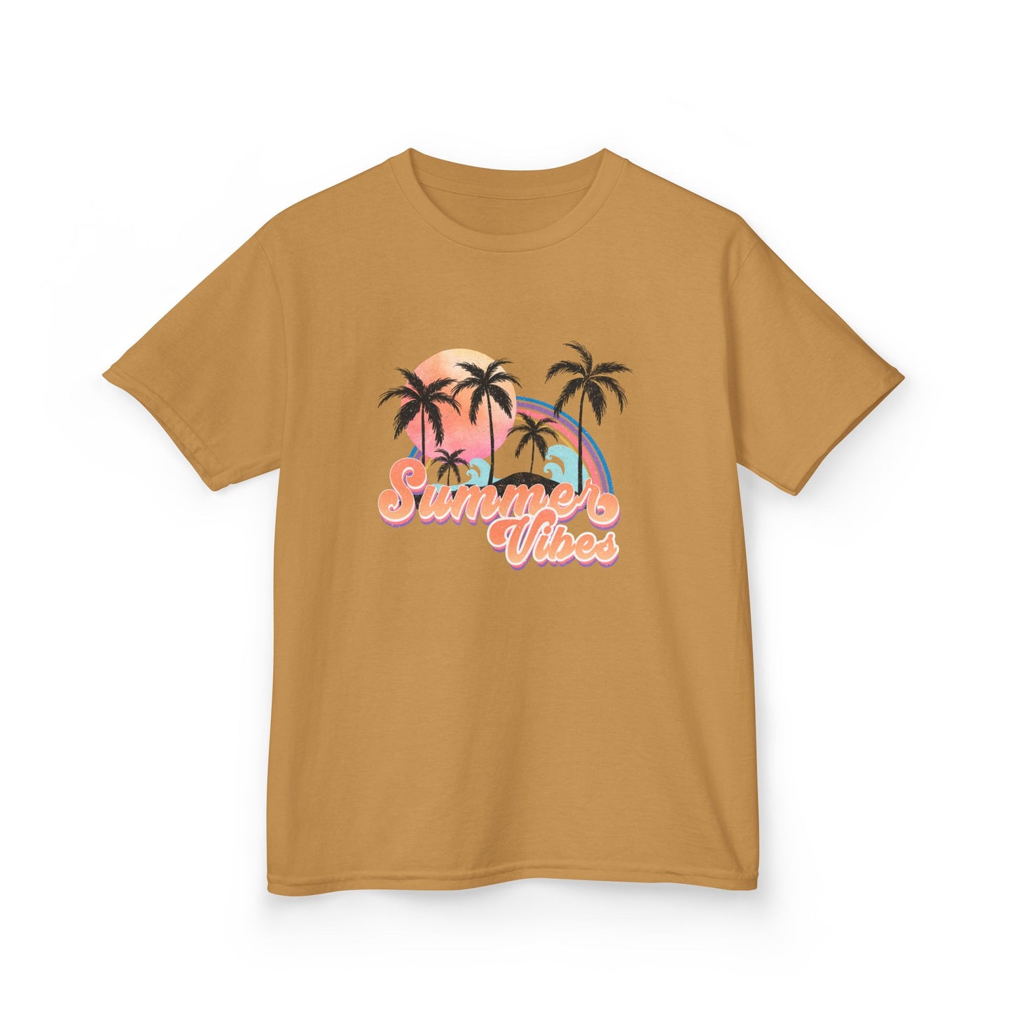 Kids Tee — 'Summer Vibes' Palm Tree Graphic Tee