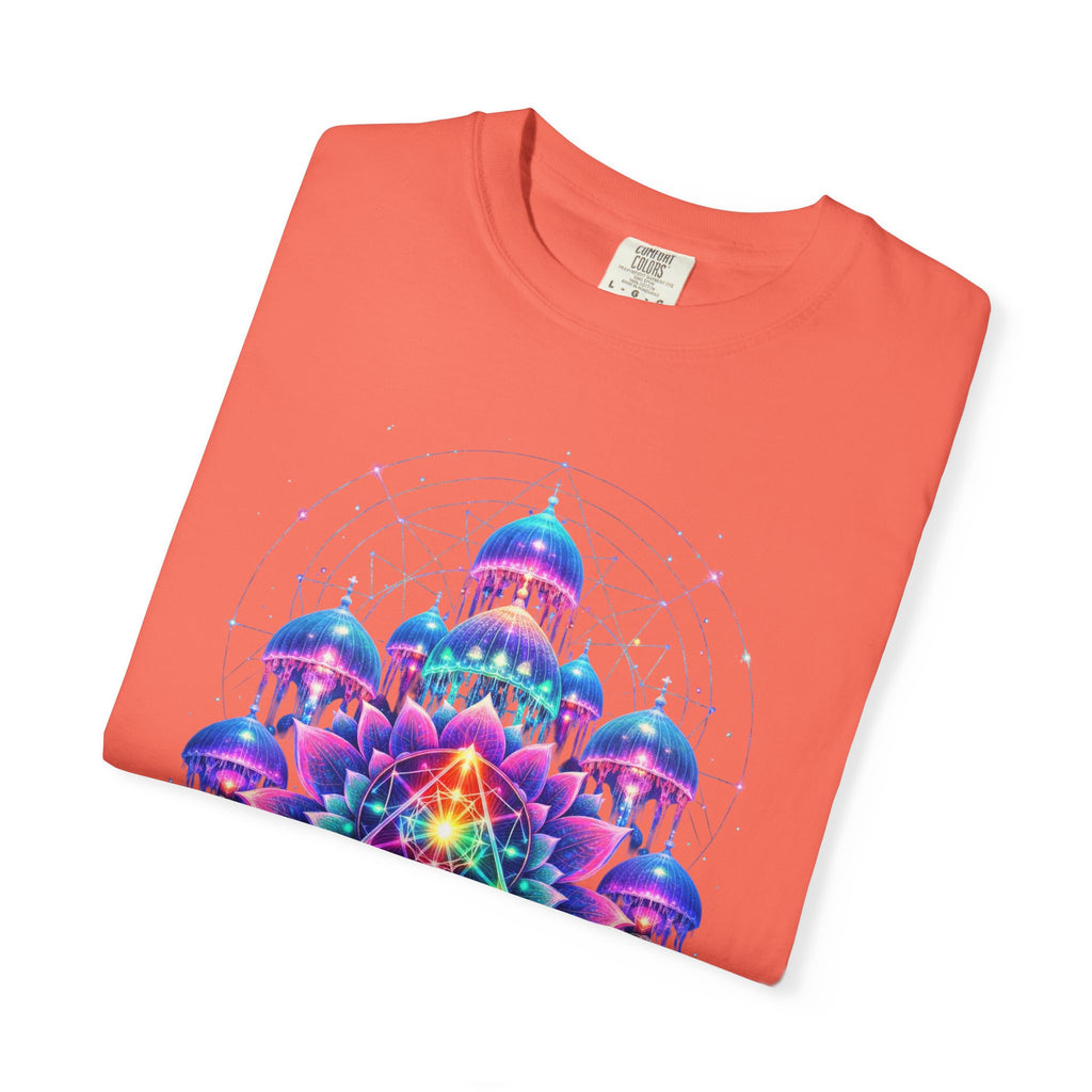 Psychedelic Palace T-Shirt — Vibrant Mandala Art Tee