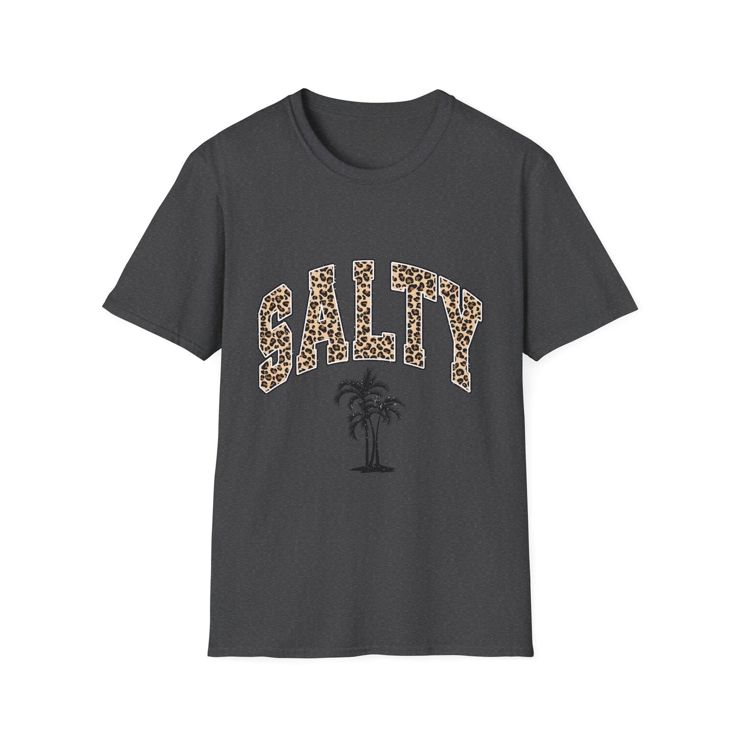 Salty and Sunkissed Leopard Tee — Summer Beach T-Shirt