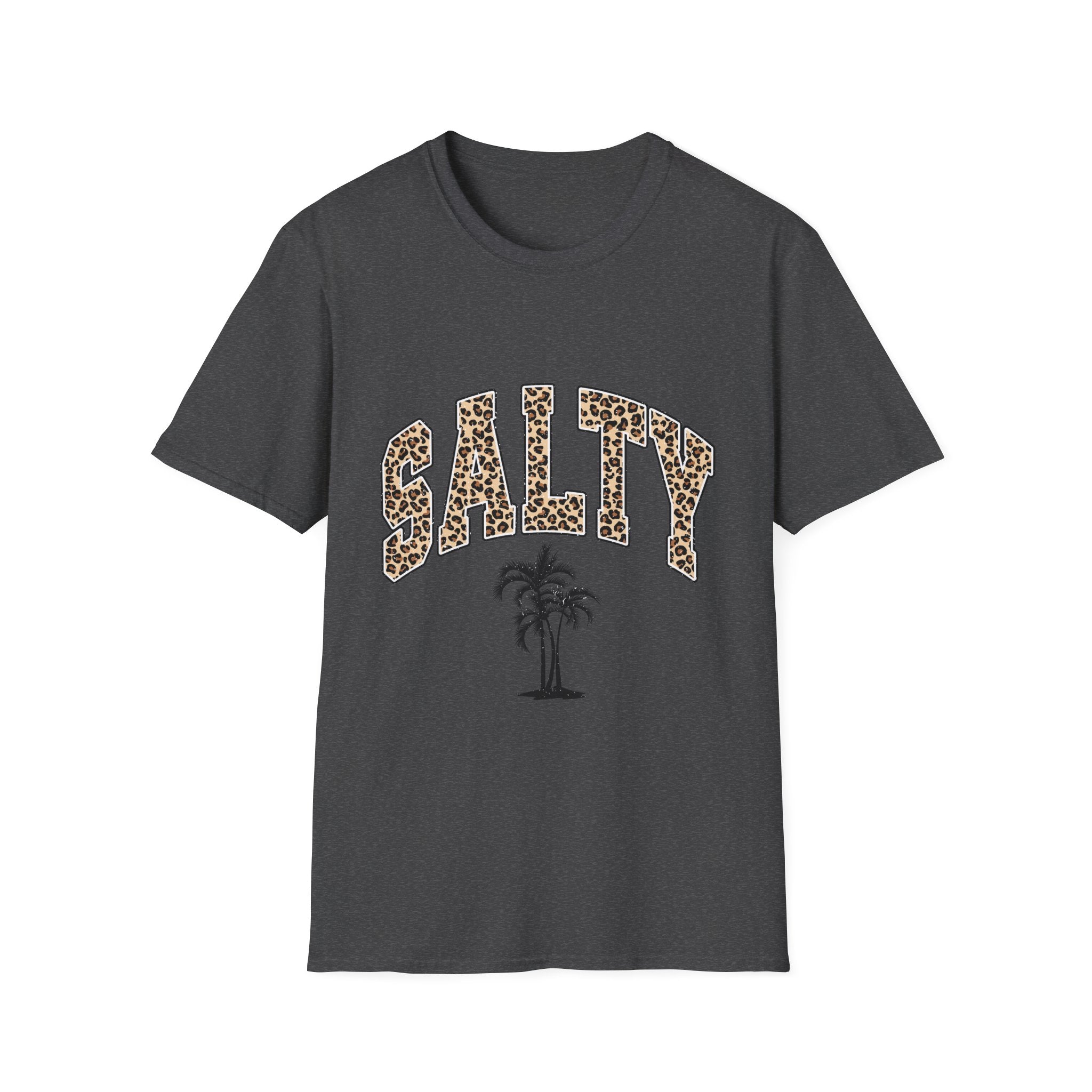 Salty and Sunkissed Leopard Tee — Summer Beach T-Shirt