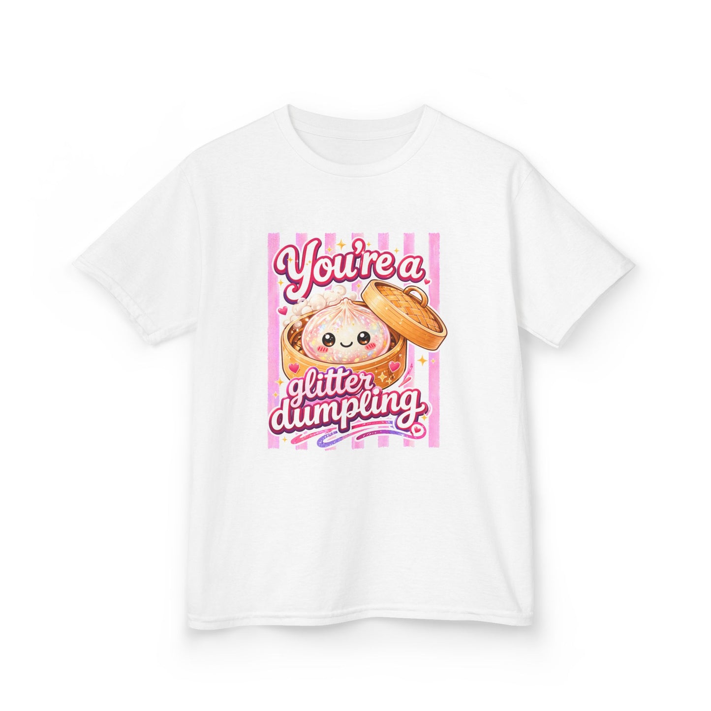 Kids Tee — "You're a Glitter Dumpling" Cute Kawaii Dumpling Shirt