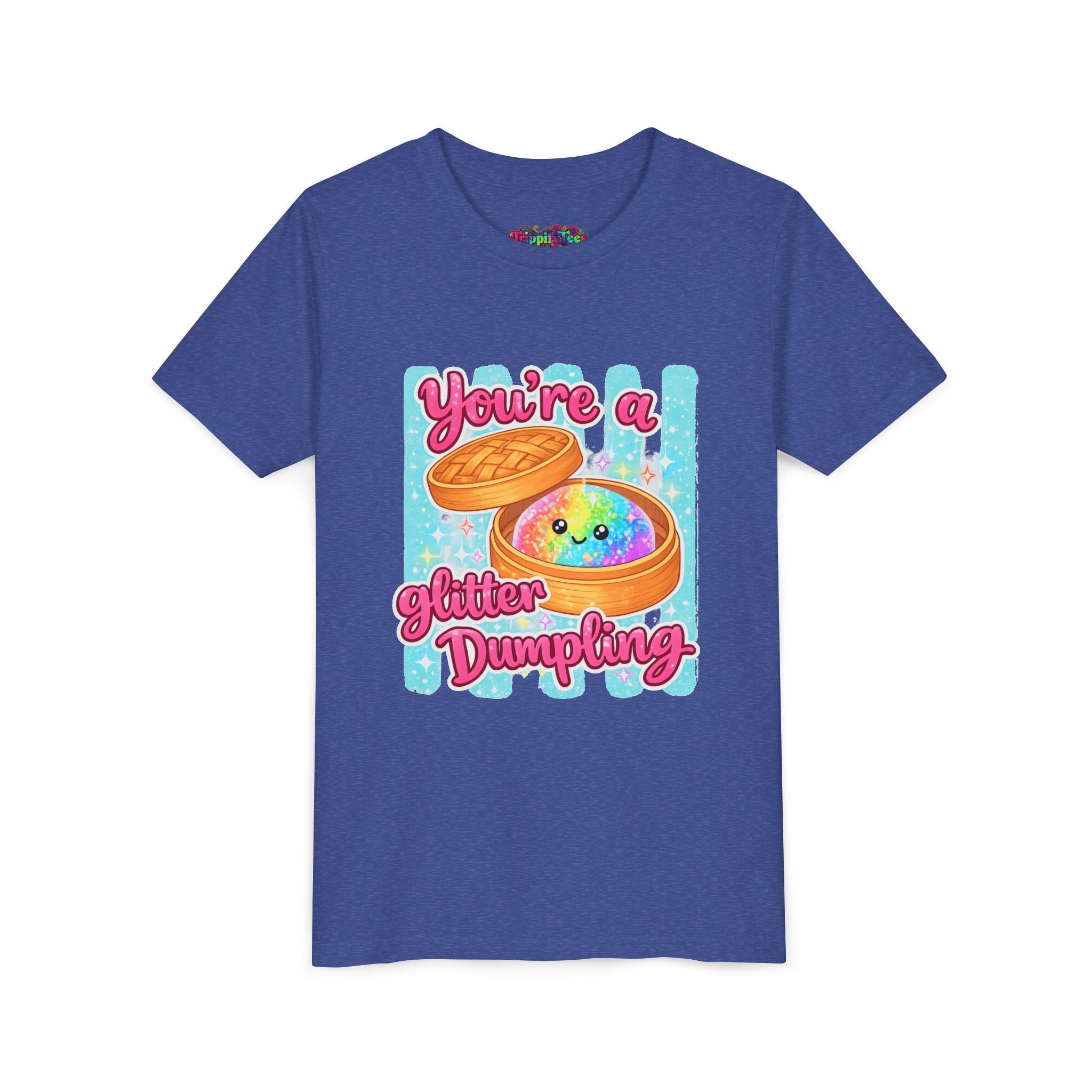 Youth Tee — "You're a Glitter Dumpling" Cute Kawaii Dumpling Graphic Shirt