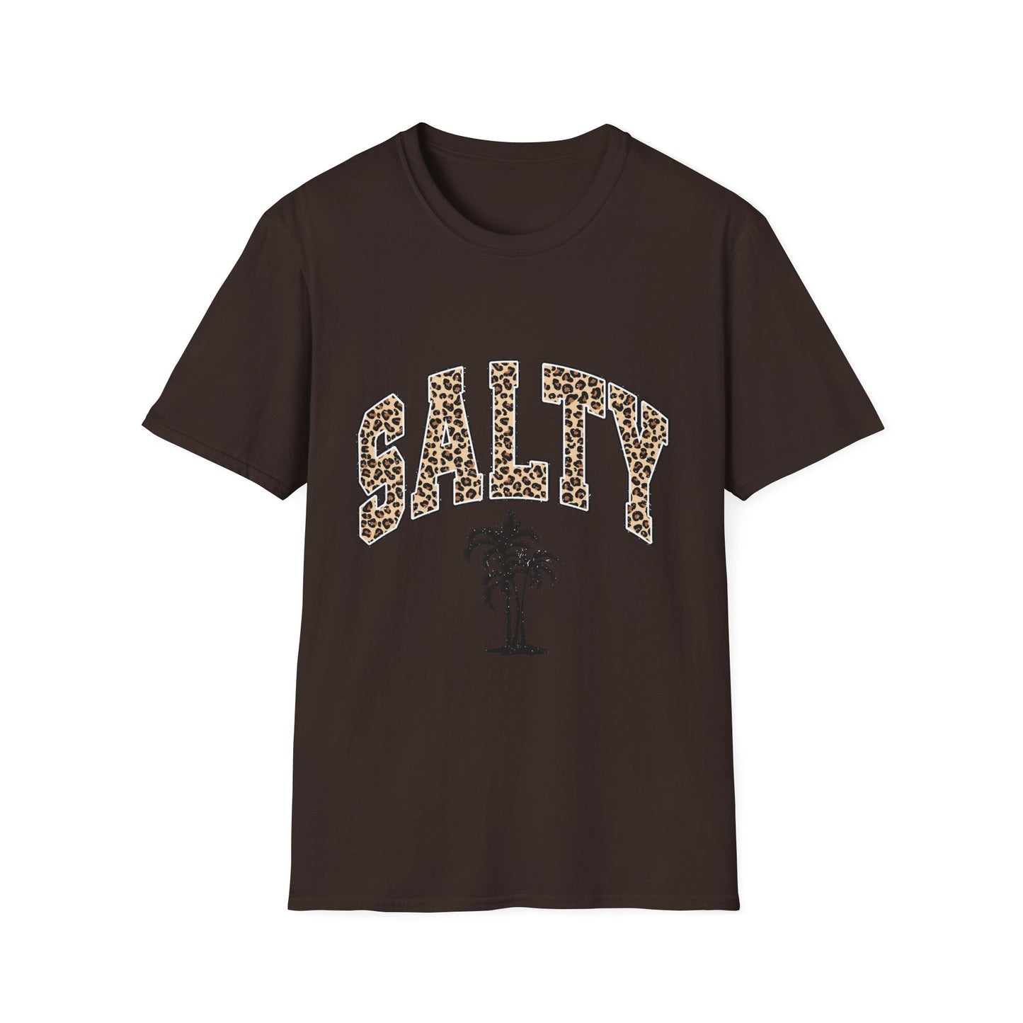 Salty and Sunkissed Leopard Tee — Summer Beach T-Shirt