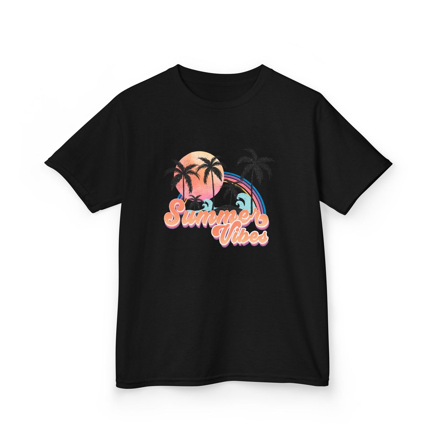 Kids Tee — 'Summer Vibes' Palm Tree Graphic Tee