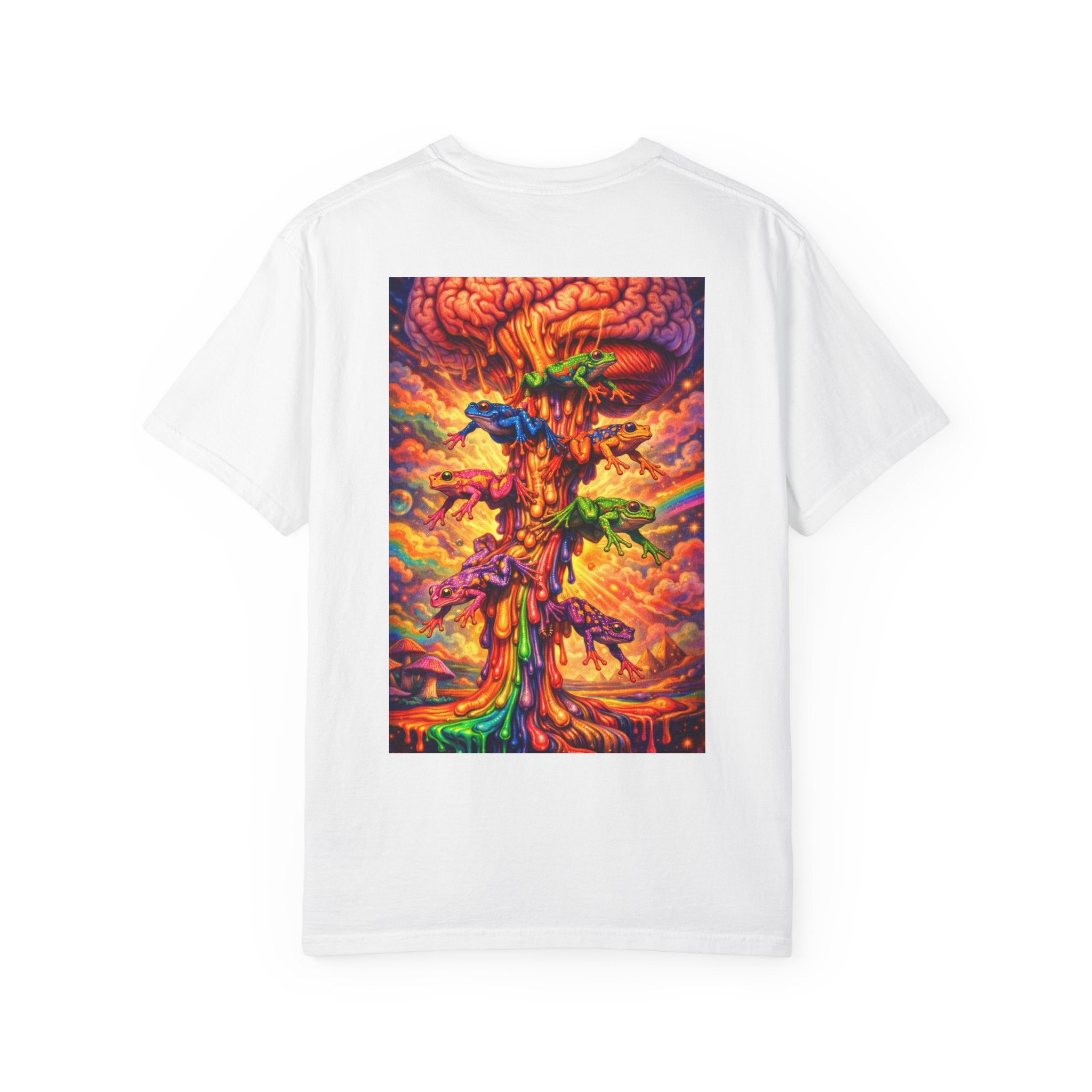 Psychedelic Frogs Brainstem T-Shirt