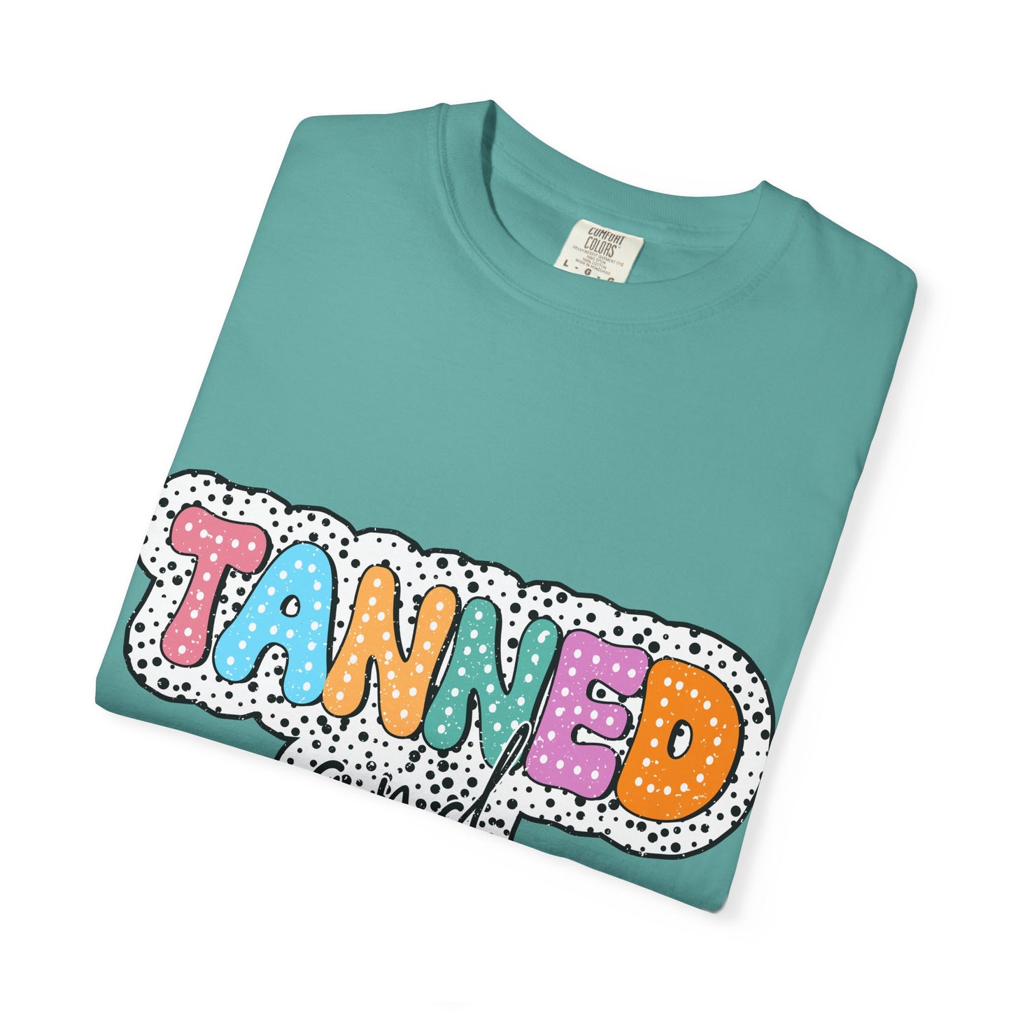 Tanned & Tipsy Mom T-Shirt — Summer Funny Tee