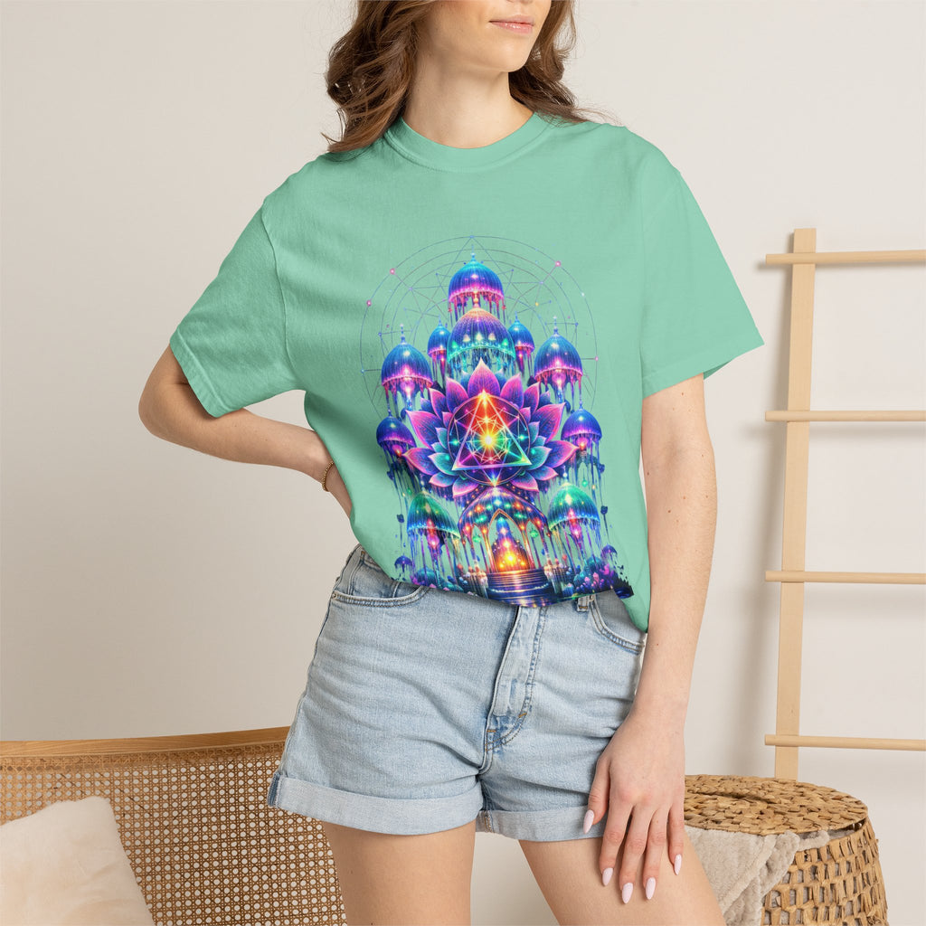 Psychedelic Palace T-Shirt — Vibrant Mandala Art Tee