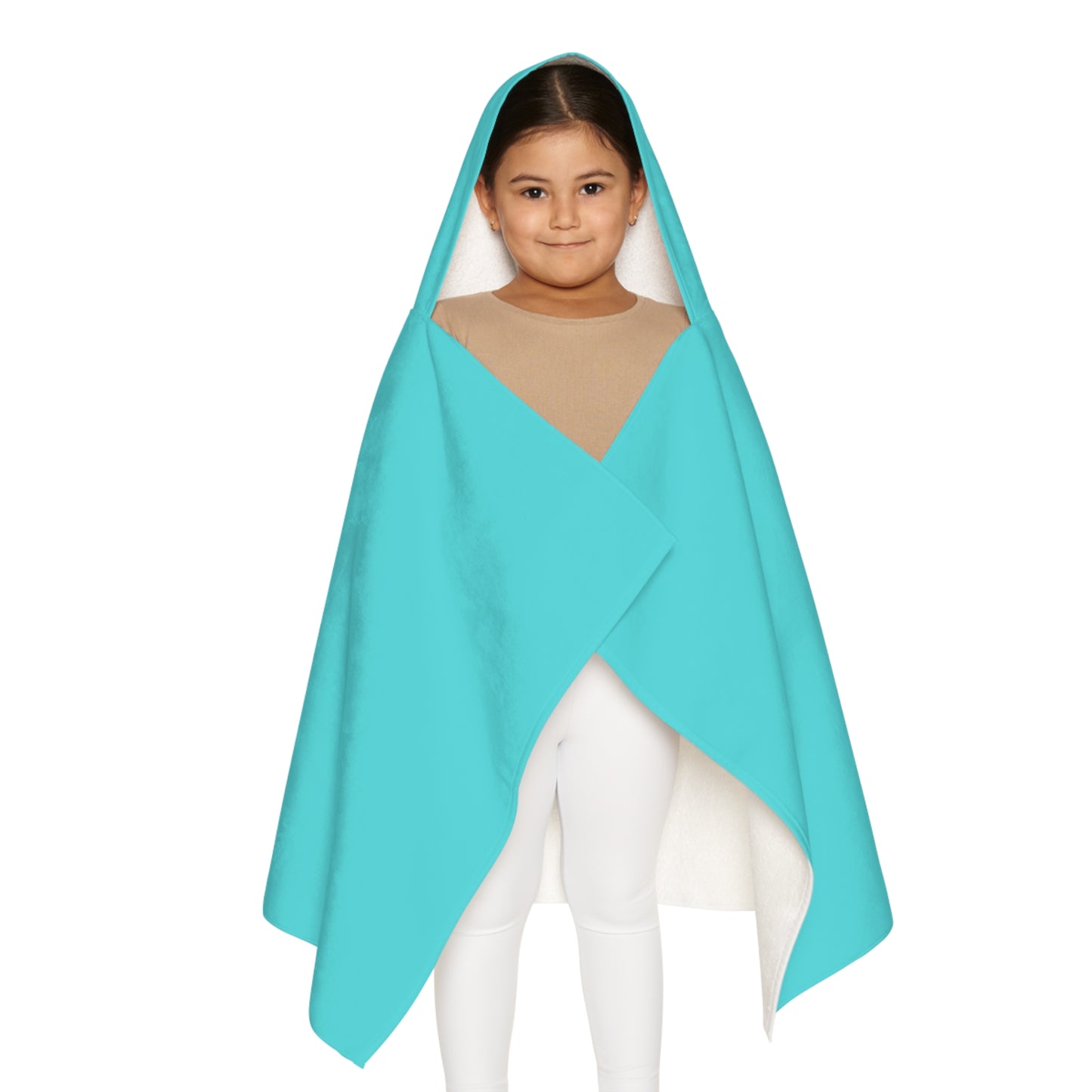 Youth Hooded Towel — "You’re a Glitter Dumpling" Cute Kawaii Beach & Bath Wrap for Kids