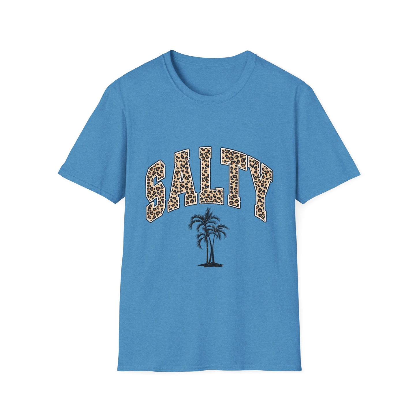 Salty and Sunkissed Leopard Tee — Summer Beach T-Shirt