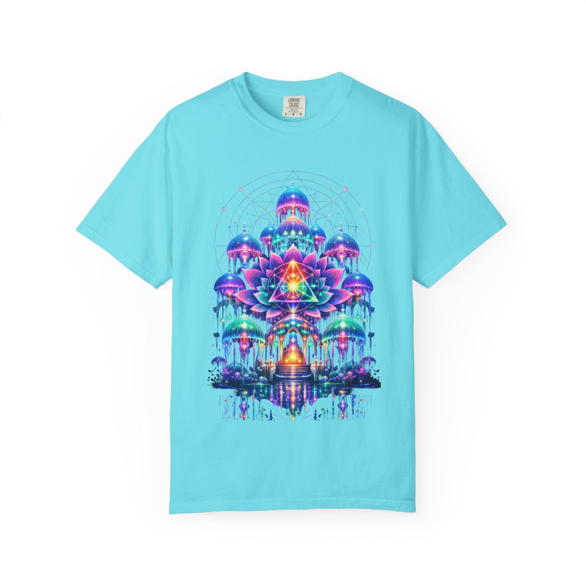 Psychedelic Palace T-Shirt — Vibrant Mandala Art Tee