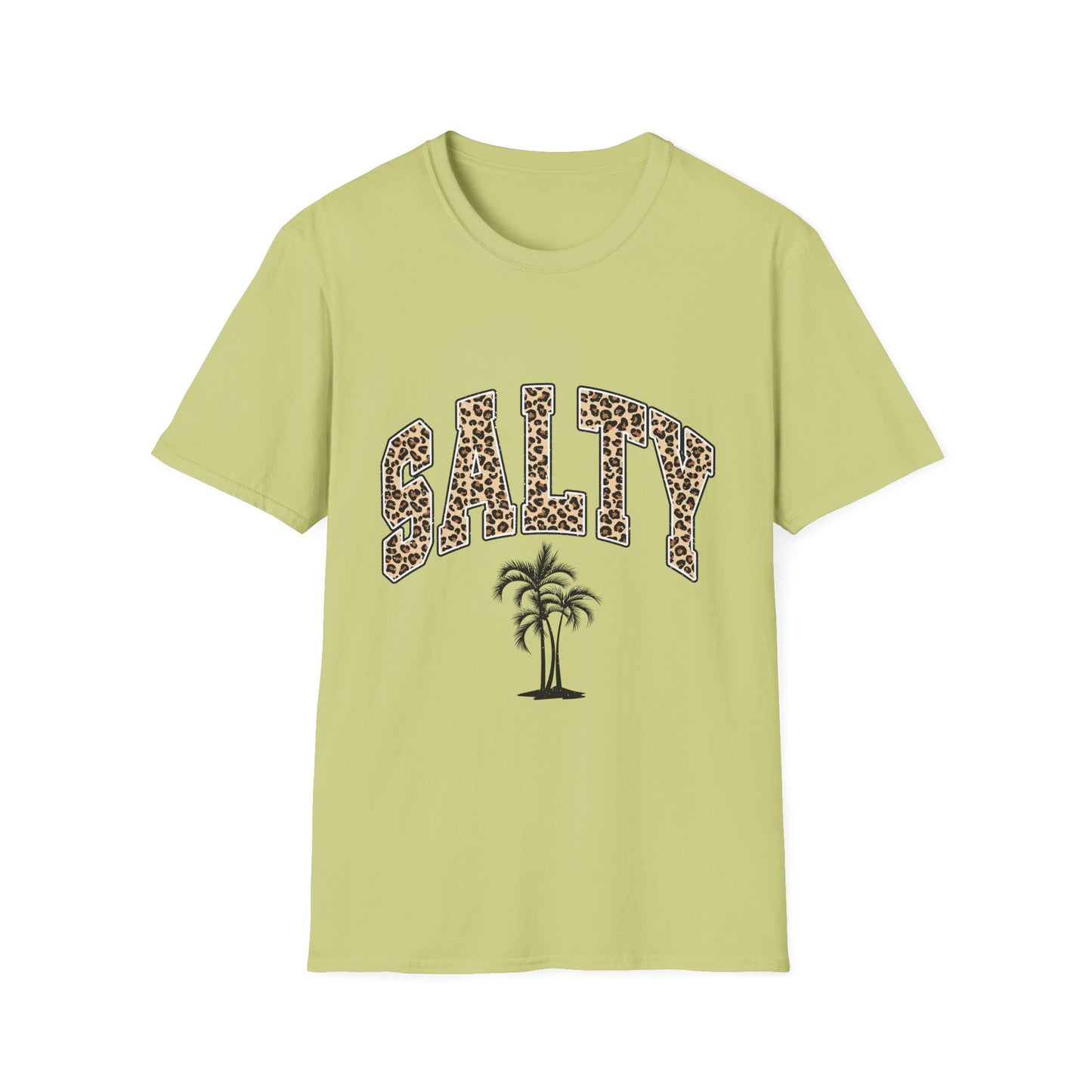 Salty and Sunkissed Leopard Tee — Summer Beach T-Shirt