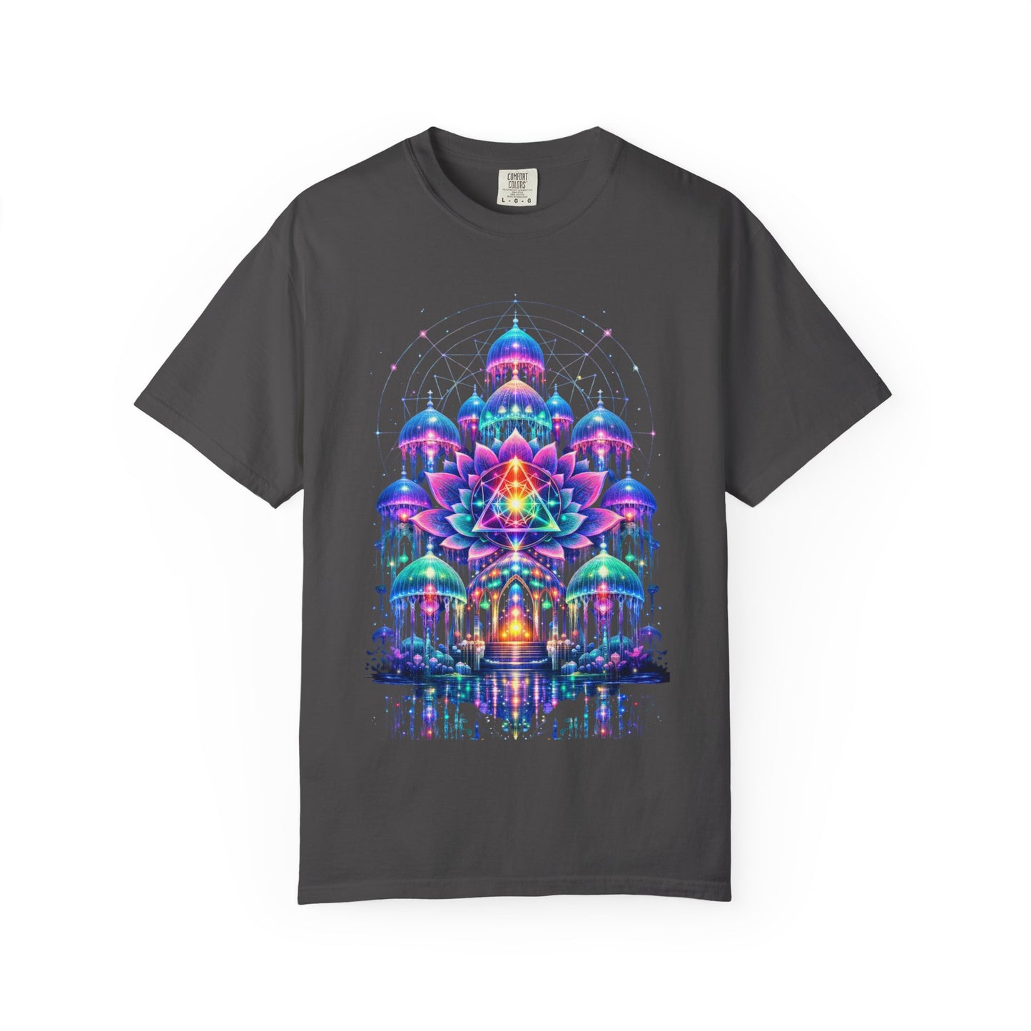 Psychedelic Palace T-Shirt — Vibrant Mandala Art Tee
