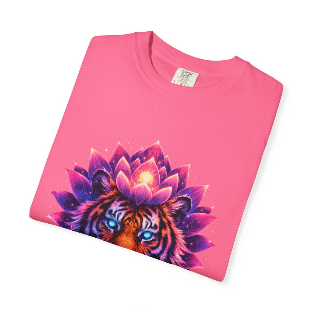 Tiger Lotus T-Shirt — Vibrant Mandala Tiger Graphic Tee