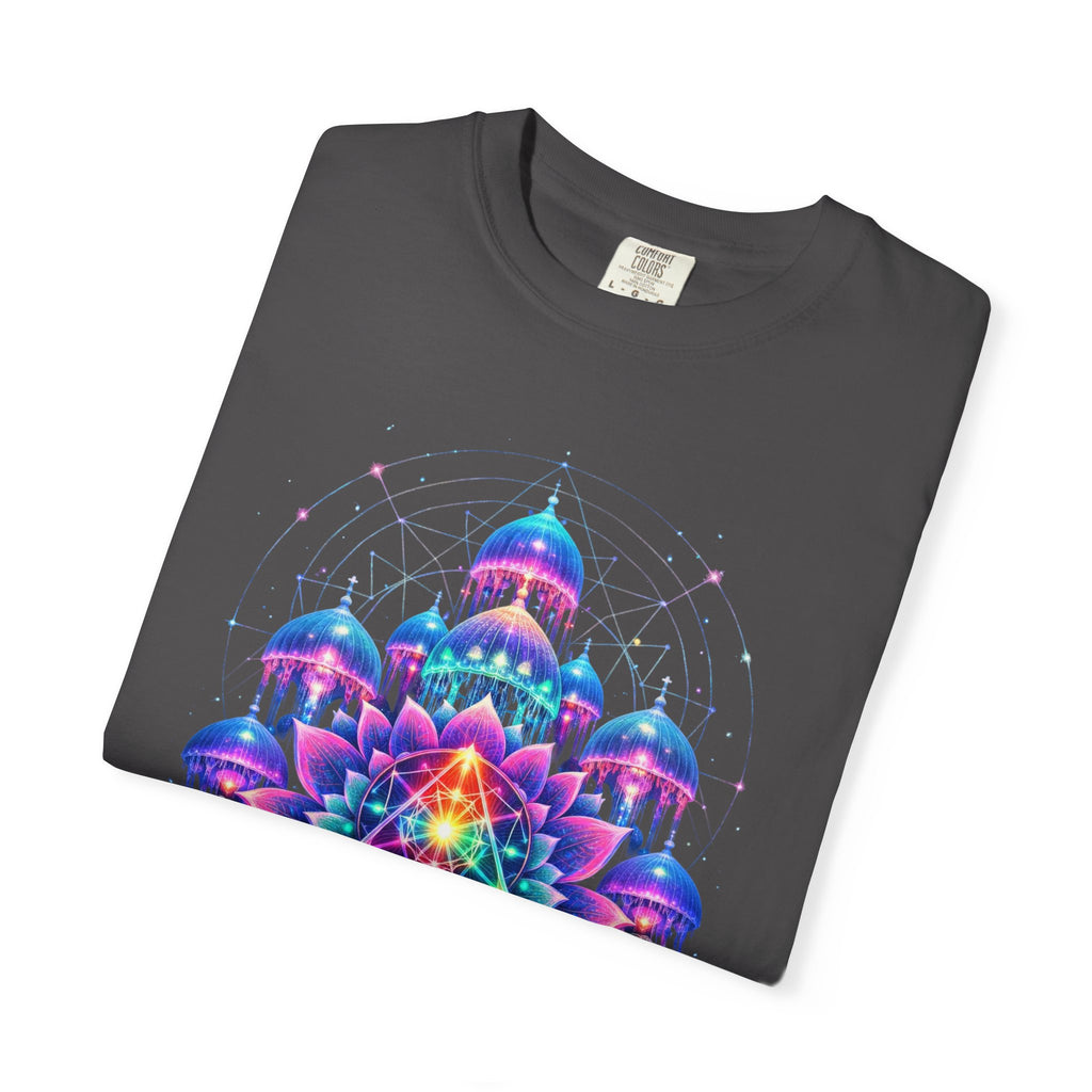 Psychedelic Palace T-Shirt — Vibrant Mandala Art Tee