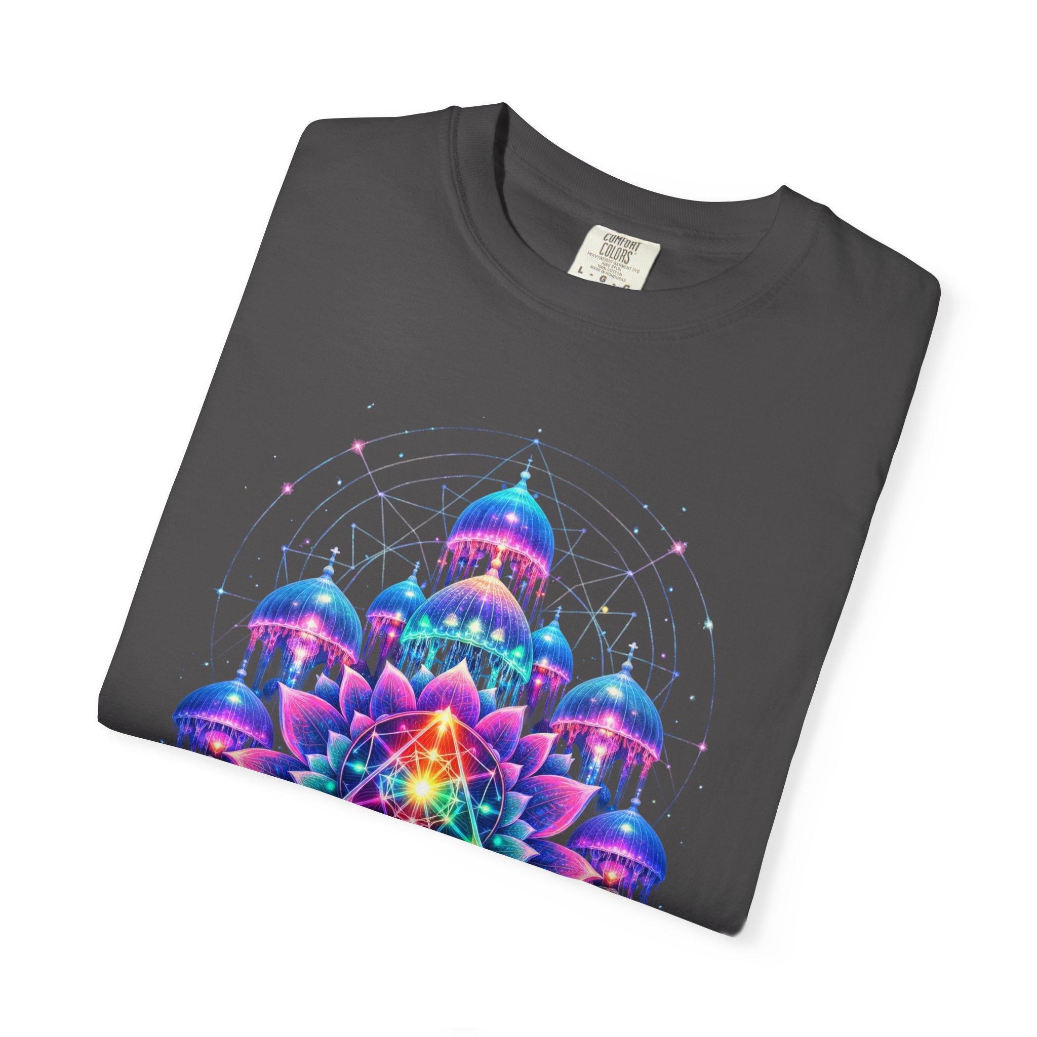 Psychedelic Palace T-Shirt — Vibrant Mandala Art Tee