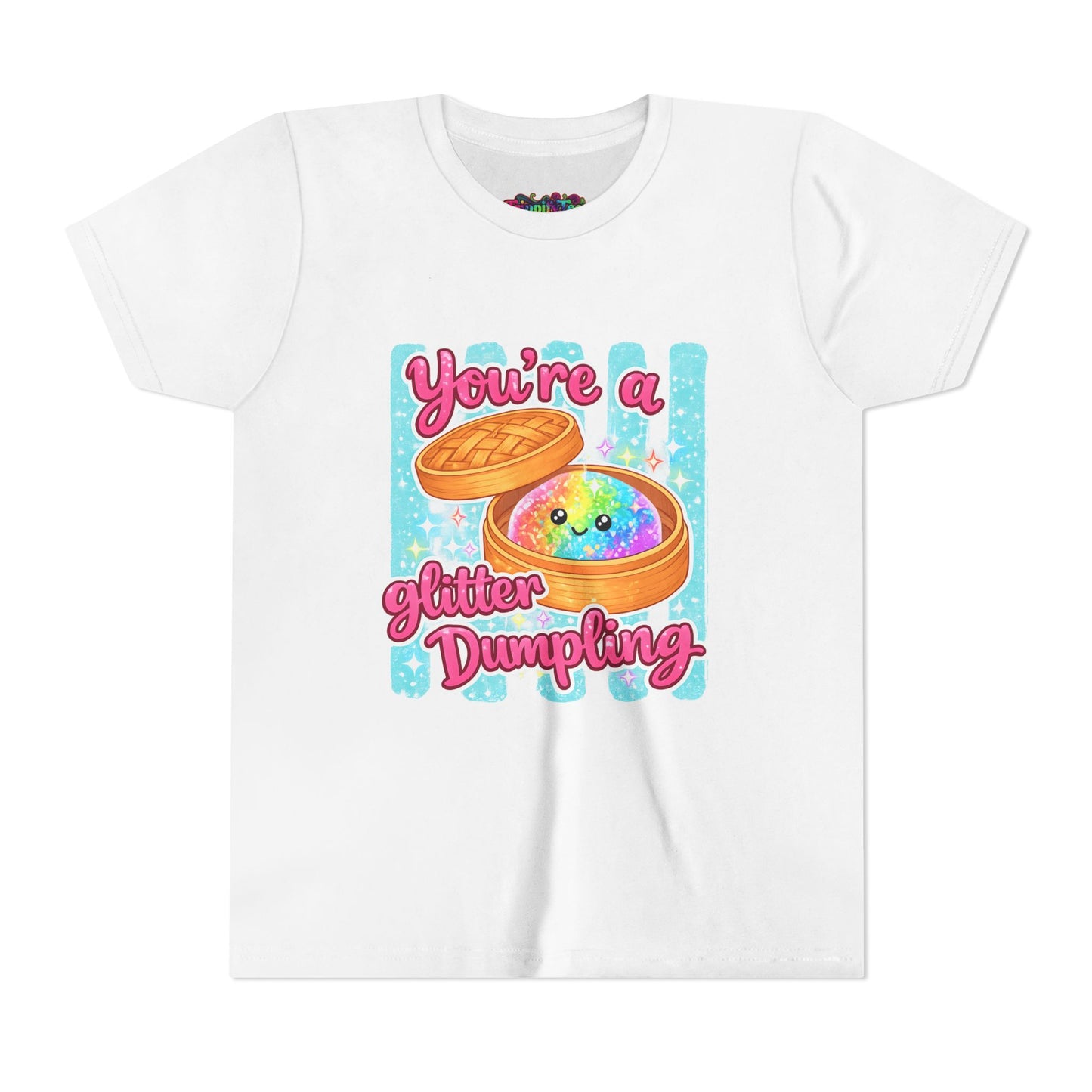 Youth Tee — "You're a Glitter Dumpling" Cute Kawaii Dumpling Graphic Shirt